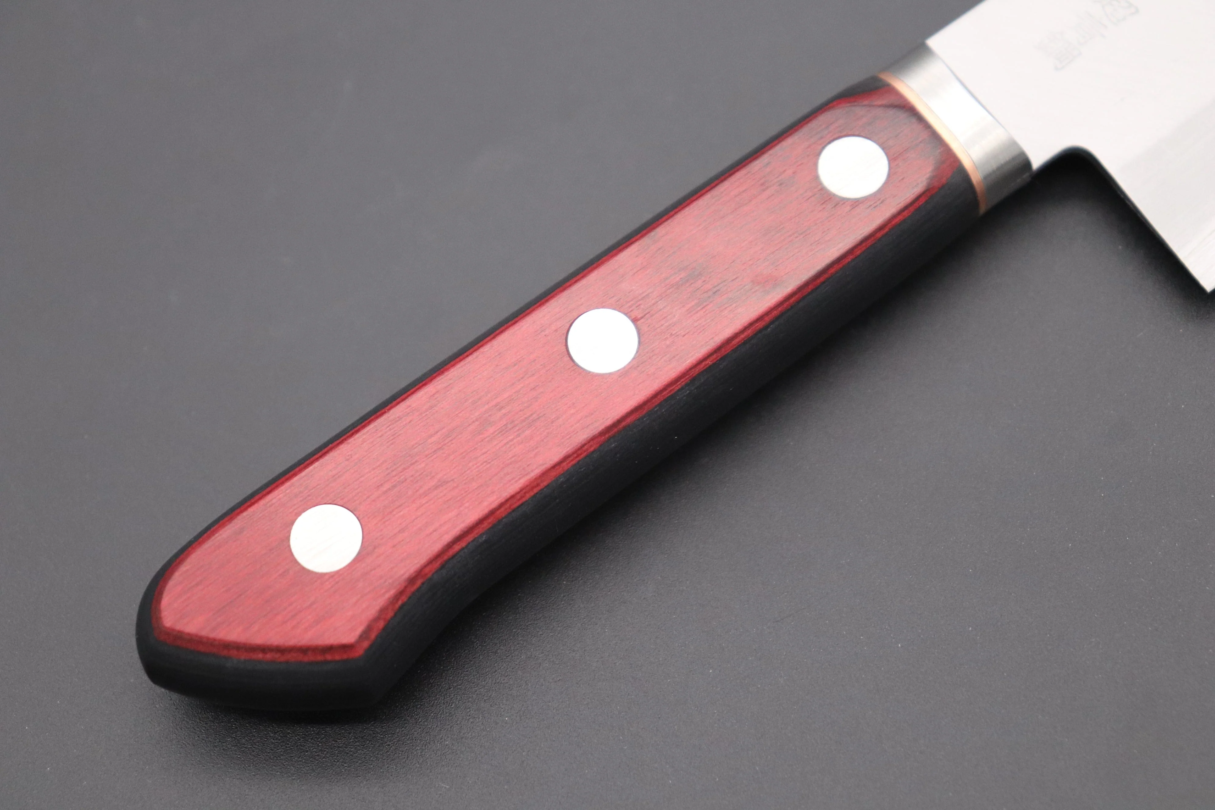 JCK Natures SAKURA ROAD Aogami Super Series SAKURA-1 Santoku 170mm (6.6 Inch) - Image 3