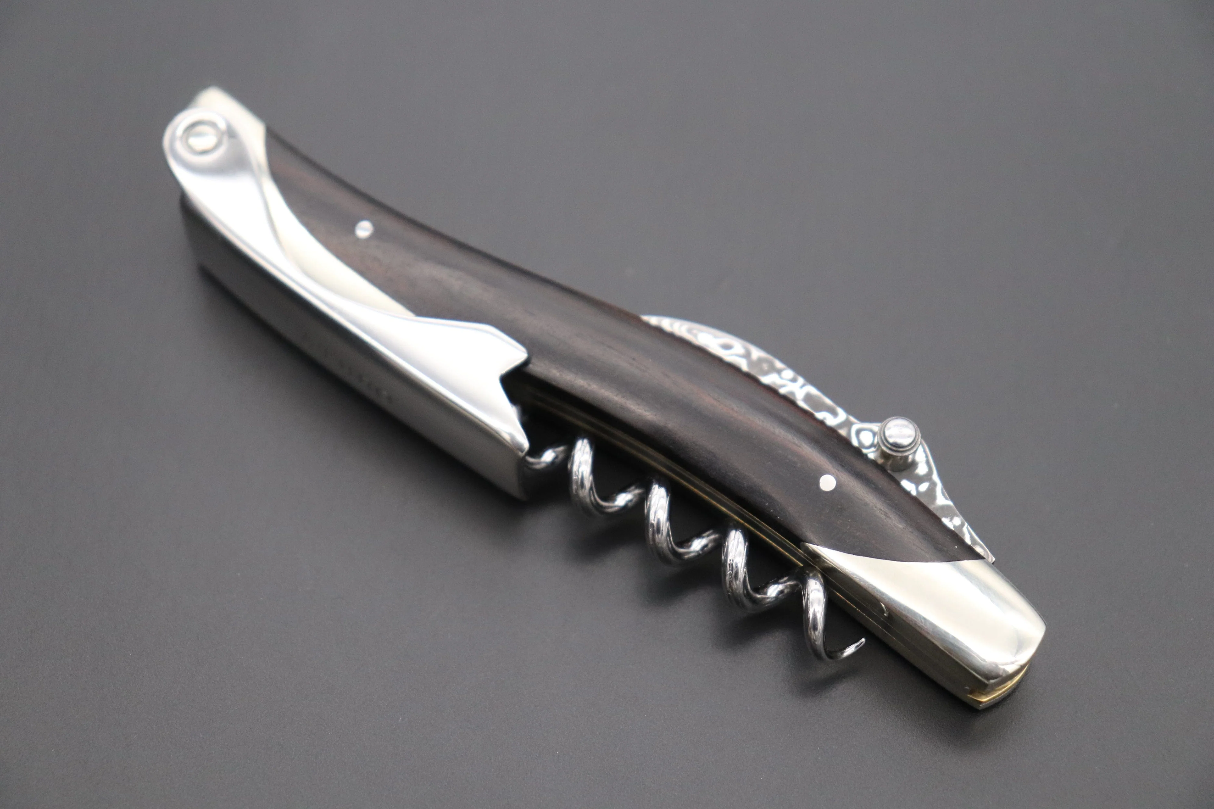 Athro Damascus Sommelier Knife (2 kinds of Handle Version) - Image 3