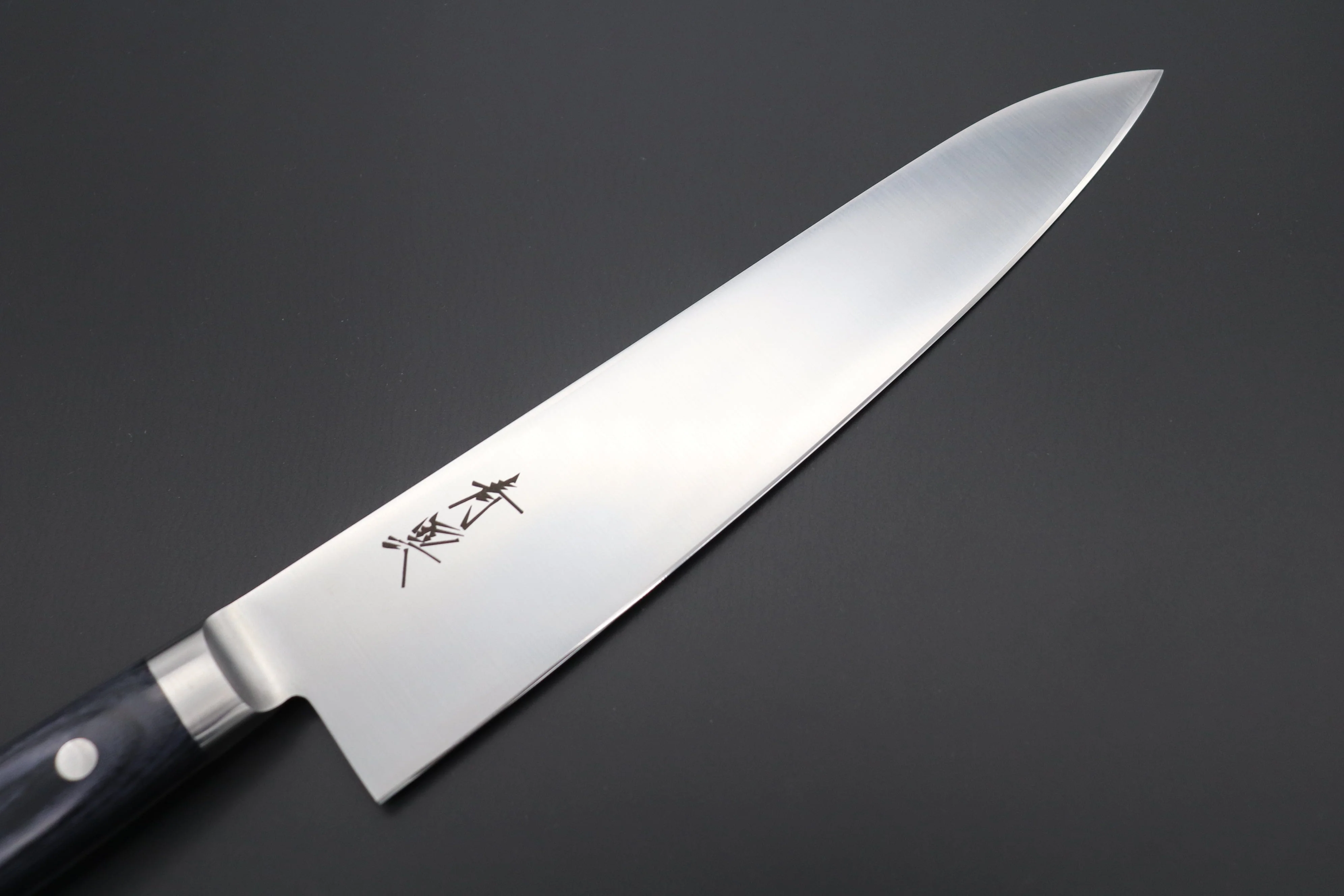 JCK Natures Blue Clouds AUS-8 Basic Series BCAP-4 Gyuto 210mm (8.2 inch, Royal Blue-Purple Pakka Wood Handle) - Image 2
