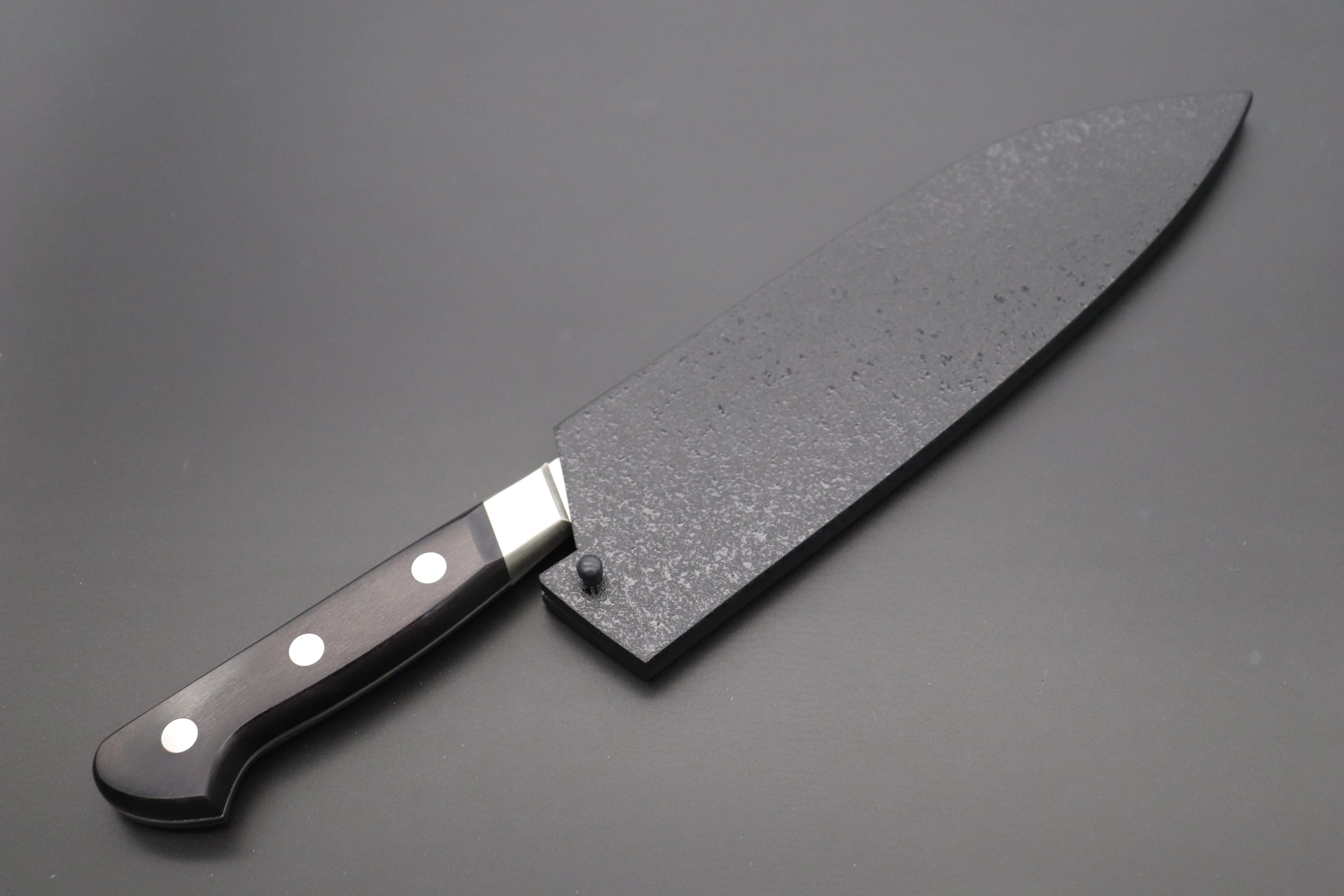 Black Lacquered Wooden Saya for Misono UX10 No.781 Santoku (UX10 Dimples No.751 Santoku) - Image 2