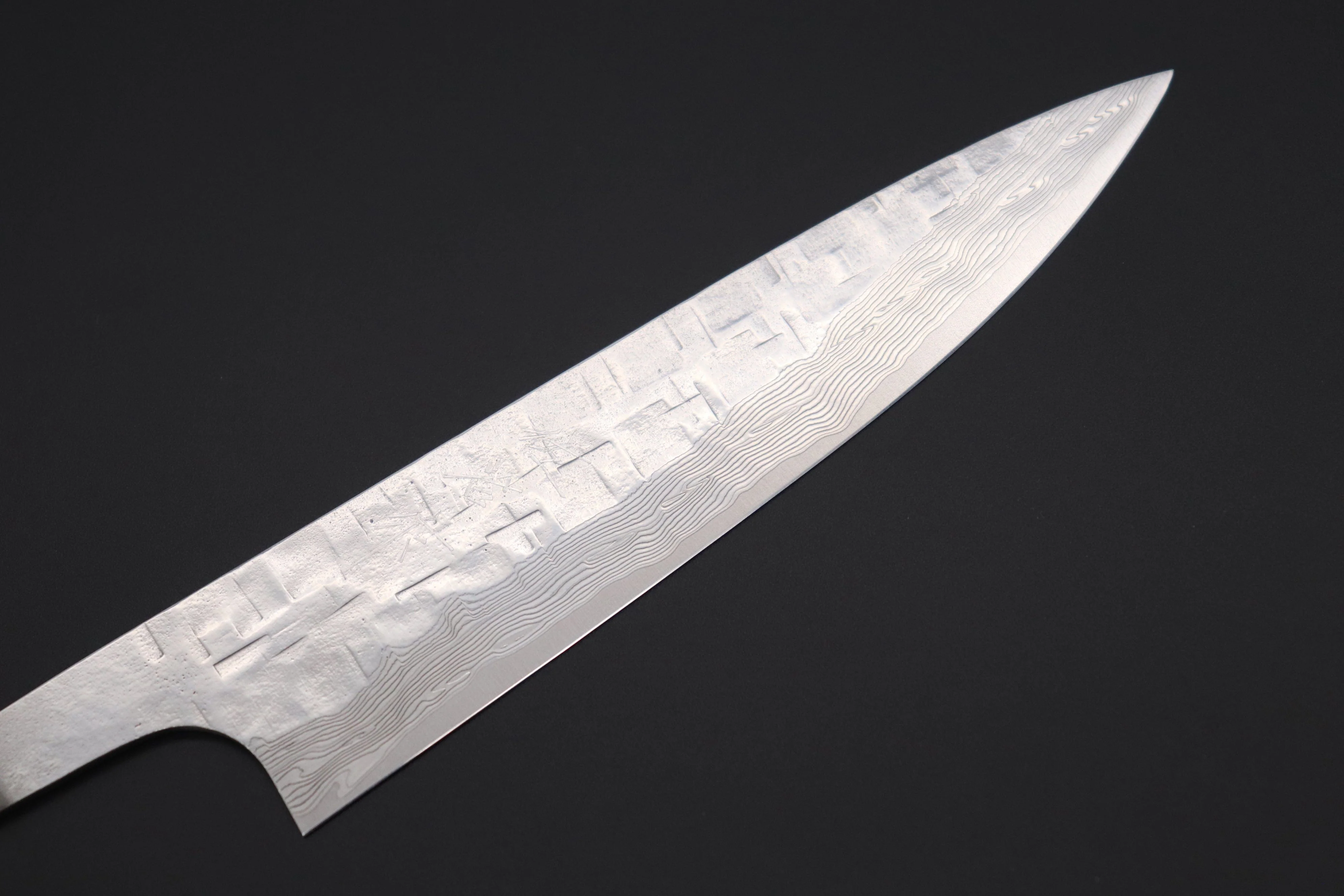 “Build Your Dream Knife” Takeshi Saji “Ocean Sunshine” VG-10 Custom Hammered Damascus TSBO-3 Wa Petty 135mm (5.3 Inch) - Image 3
