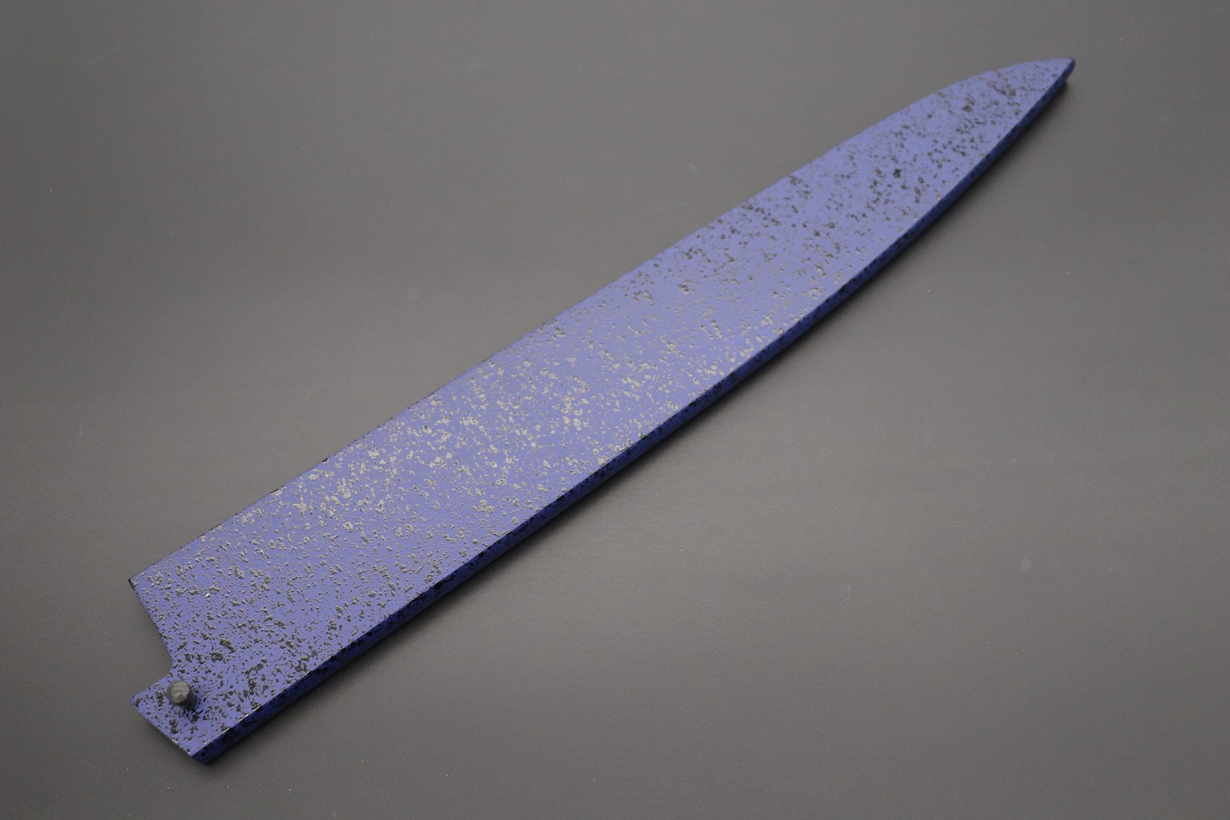 Blue Lacquered Wooden Saya for Sujihiki 270mm