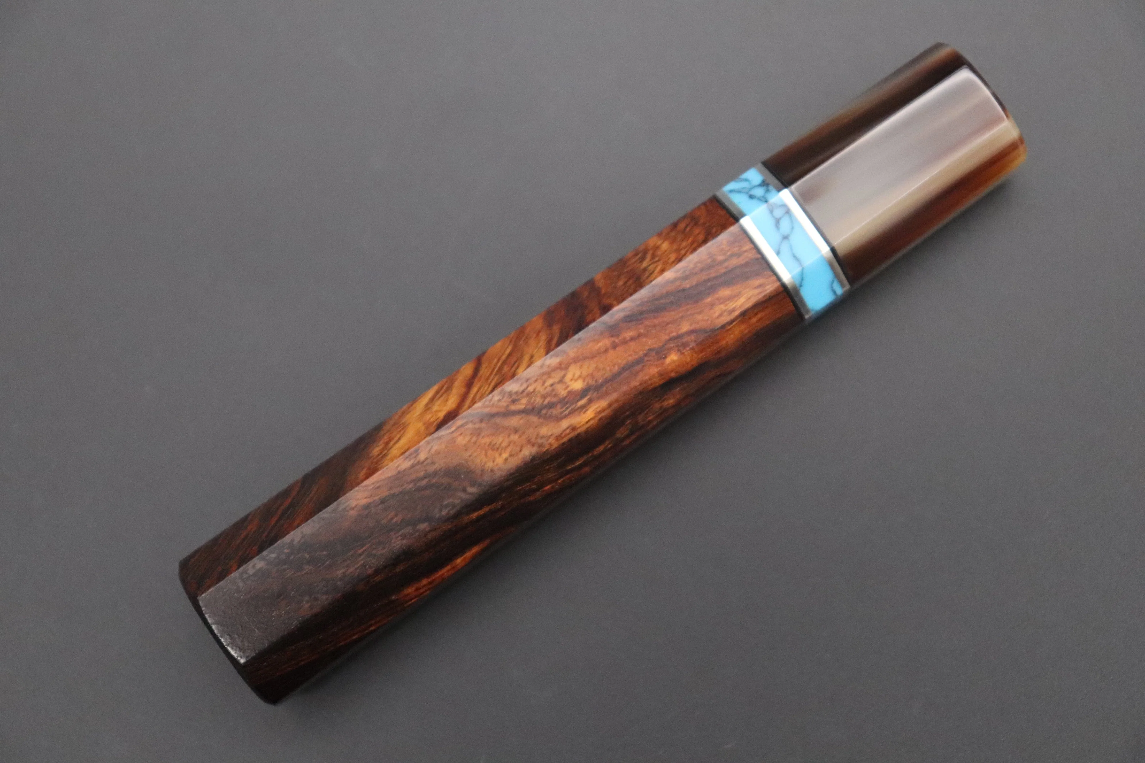 “Build Your Dream Knife” Sukenari HAP-40 Nickel Damascus SNBO-1 Wa Petty 165mm (6.4 Inch) - Image 10