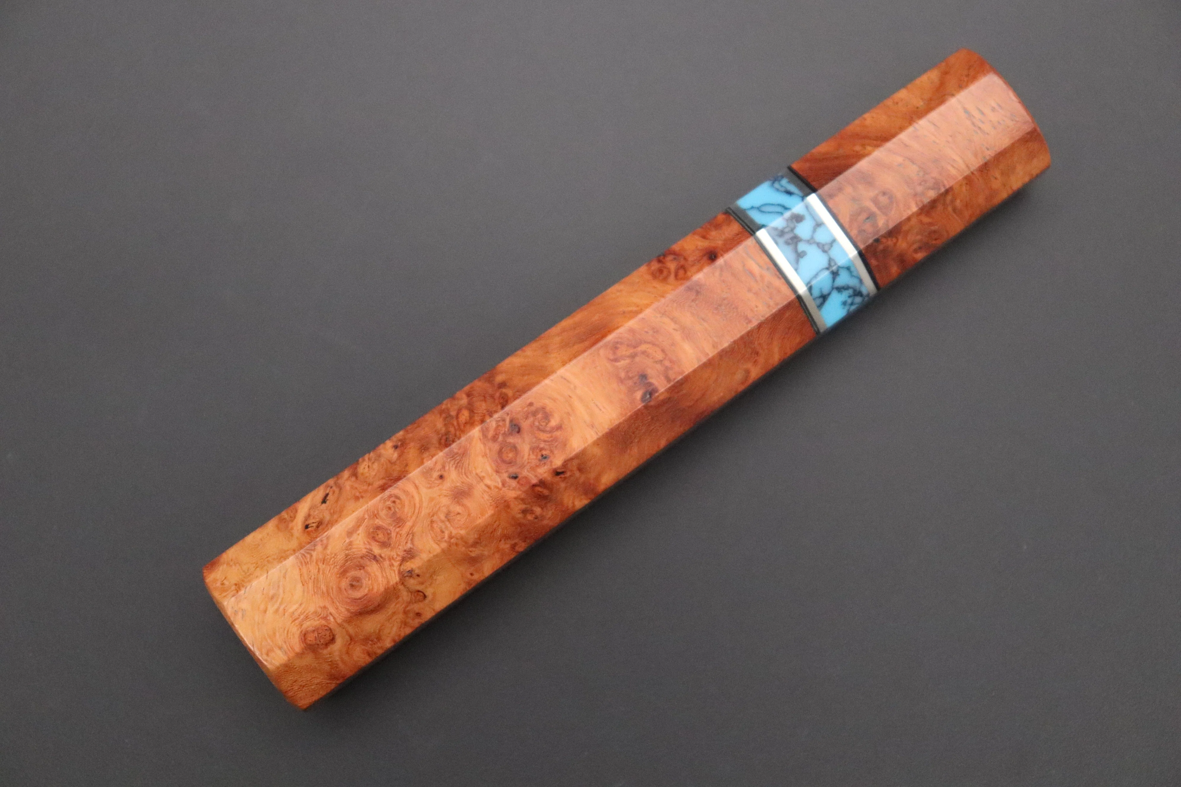 “Build Your Dream Knife” Sukenari HAP-40 Nickel Damascus SNBO-1 Wa Petty 165mm (6.4 Inch) - Image 11