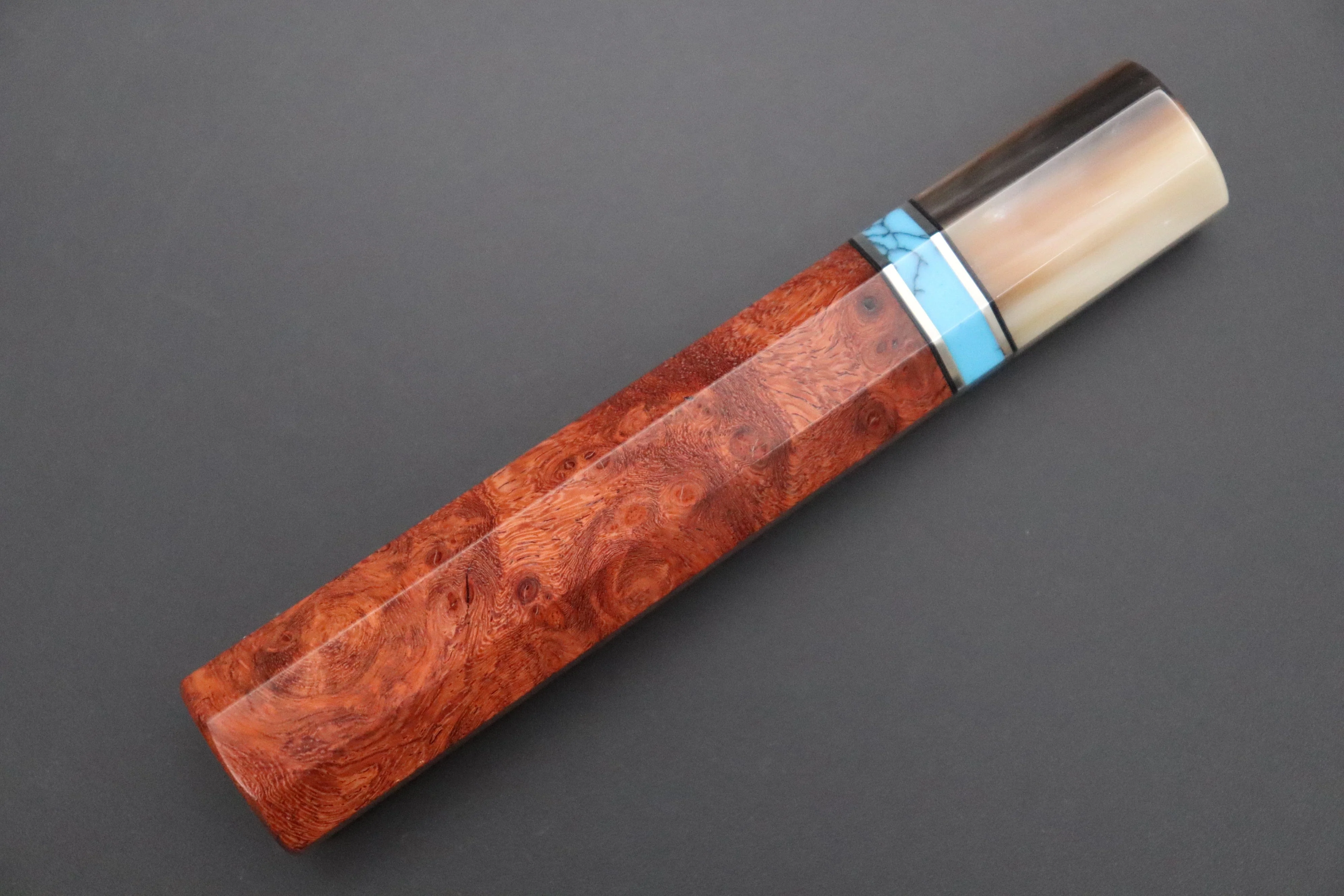 “Build Your Dream Knife” Sukenari HAP-40 Nickel Damascus SNBO-1 Wa Petty 165mm (6.4 Inch) - Image 13