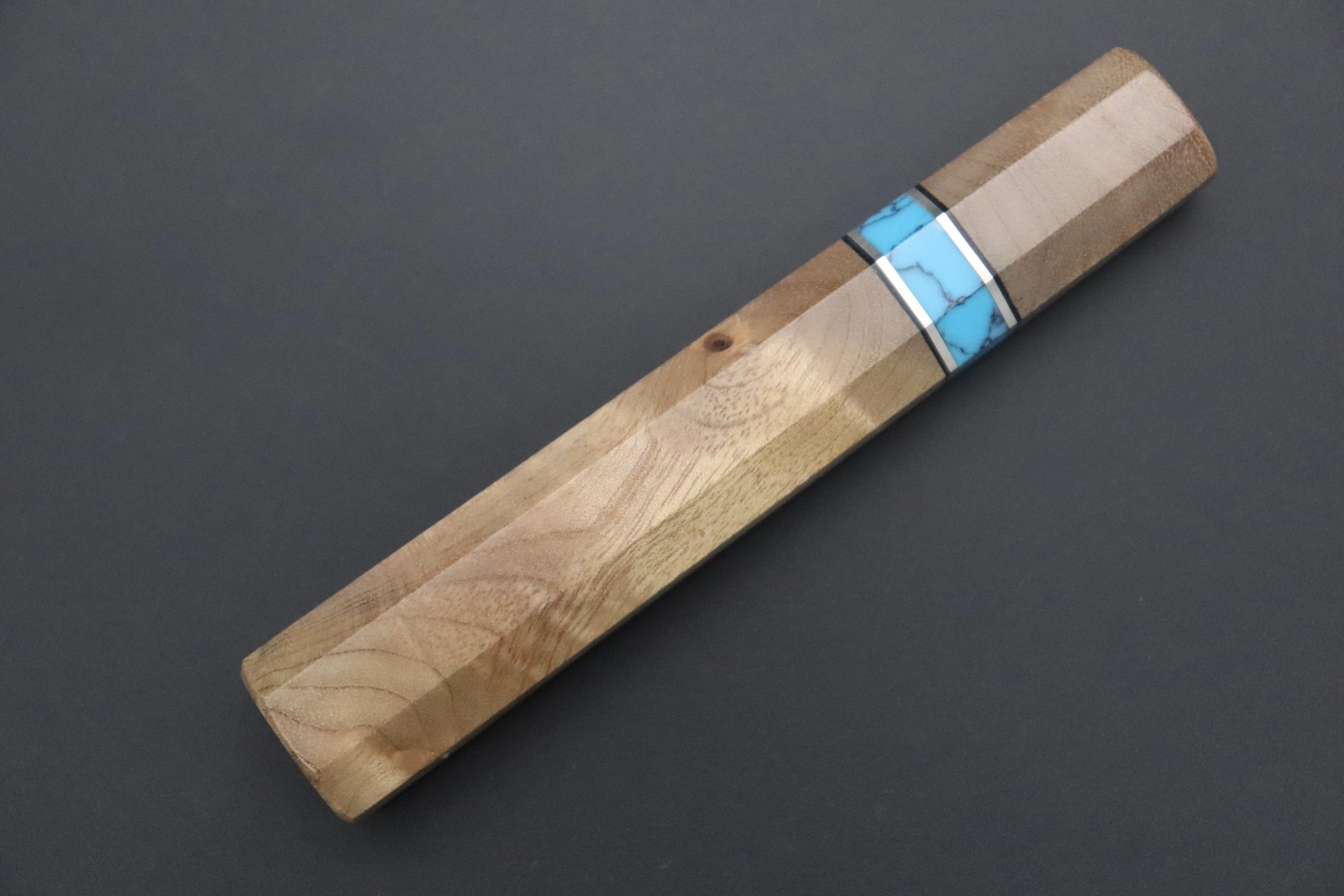 “Build Your Dream Knife” Sukenari HAP-40 Nickel Damascus SNBO-1 Wa Petty 165mm (6.4 Inch) - Image 14