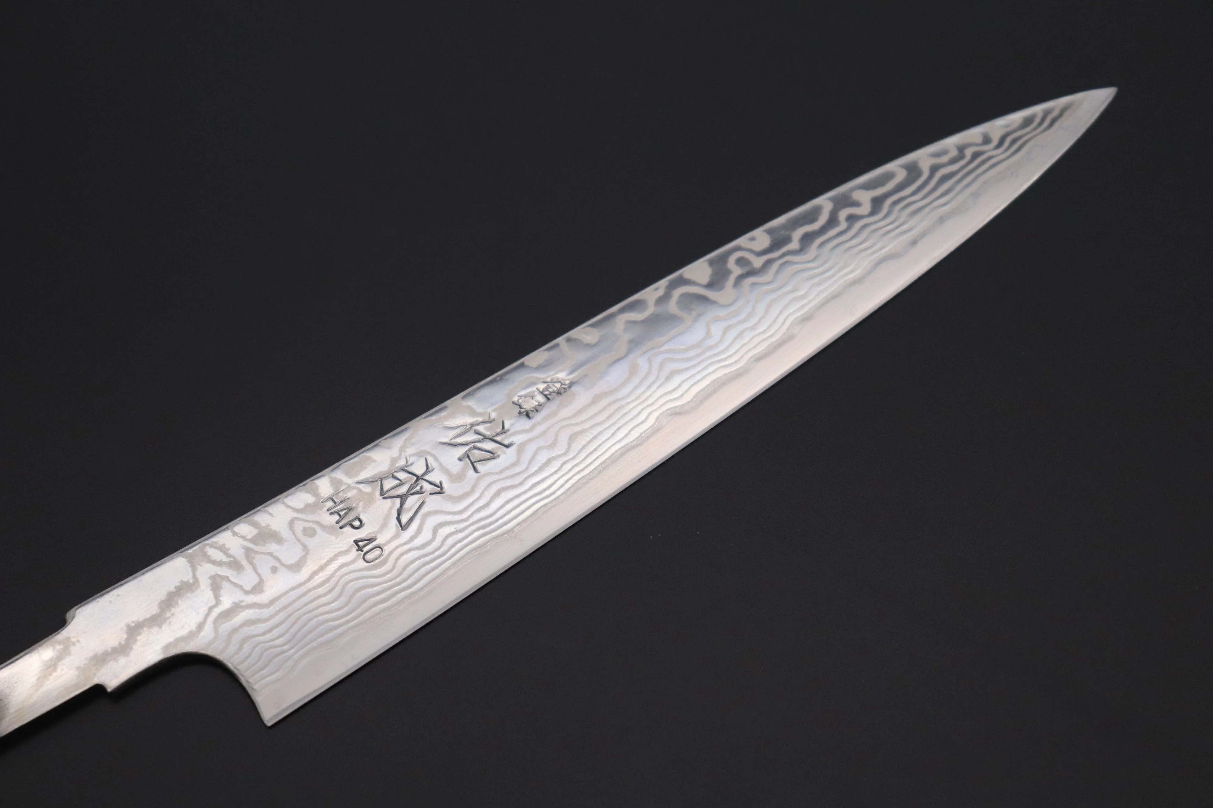 “Build Your Dream Knife” Sukenari HAP-40 Nickel Damascus SNBO-1 Wa Petty 165mm (6.4 Inch) - Image 3