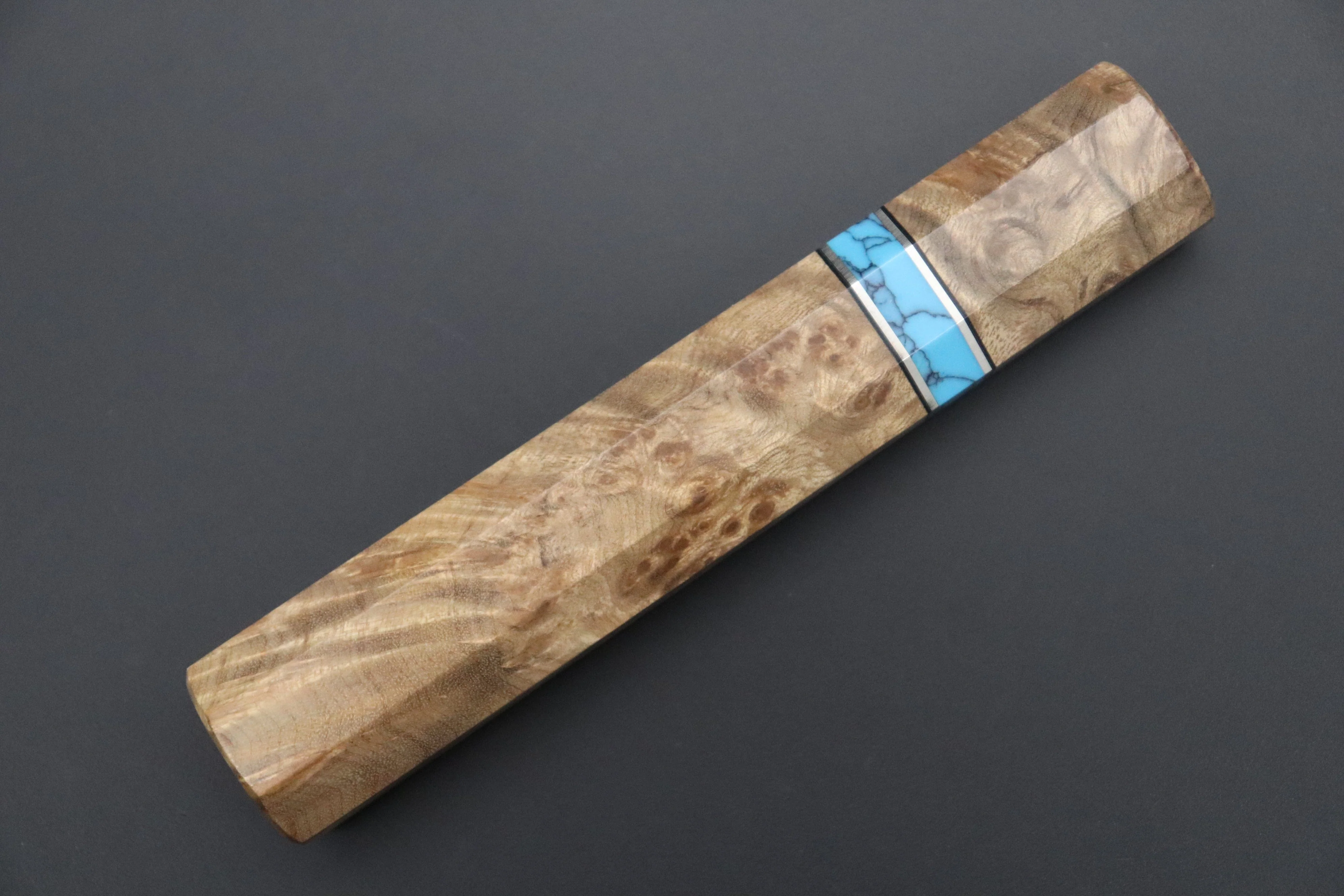 “Build Your Dream Knife” Sukenari HAP-40 Nickel Damascus SNBO-4 Kiritsuke 210mm (8.2 Inch) - Image 15