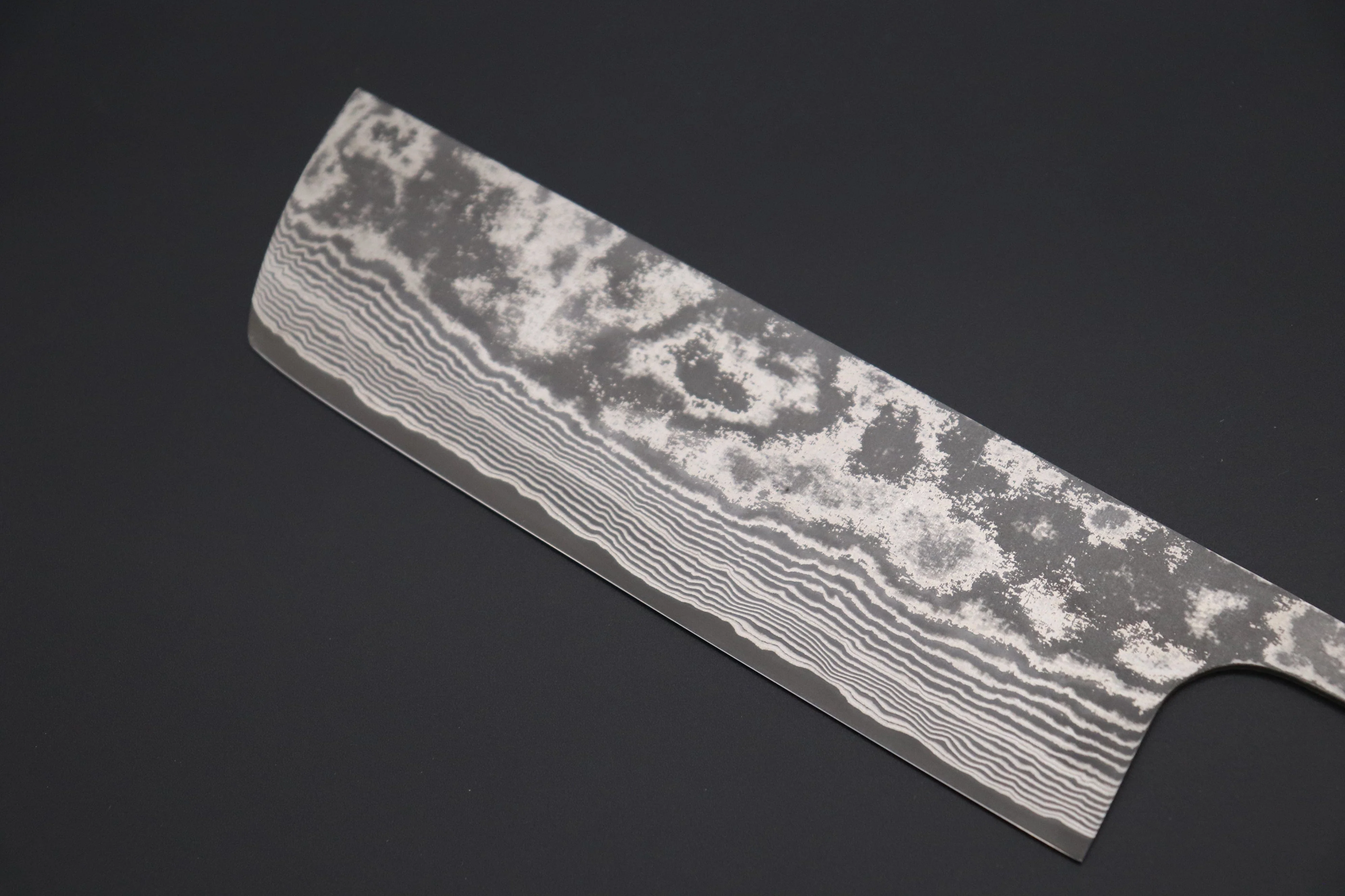 “Build Your Dream Knife” Takeshi Saji VG-10 Custom Black Nickel Damascus TSBO-11 Nakiri 165mm (6.4 Inch) - Image 6