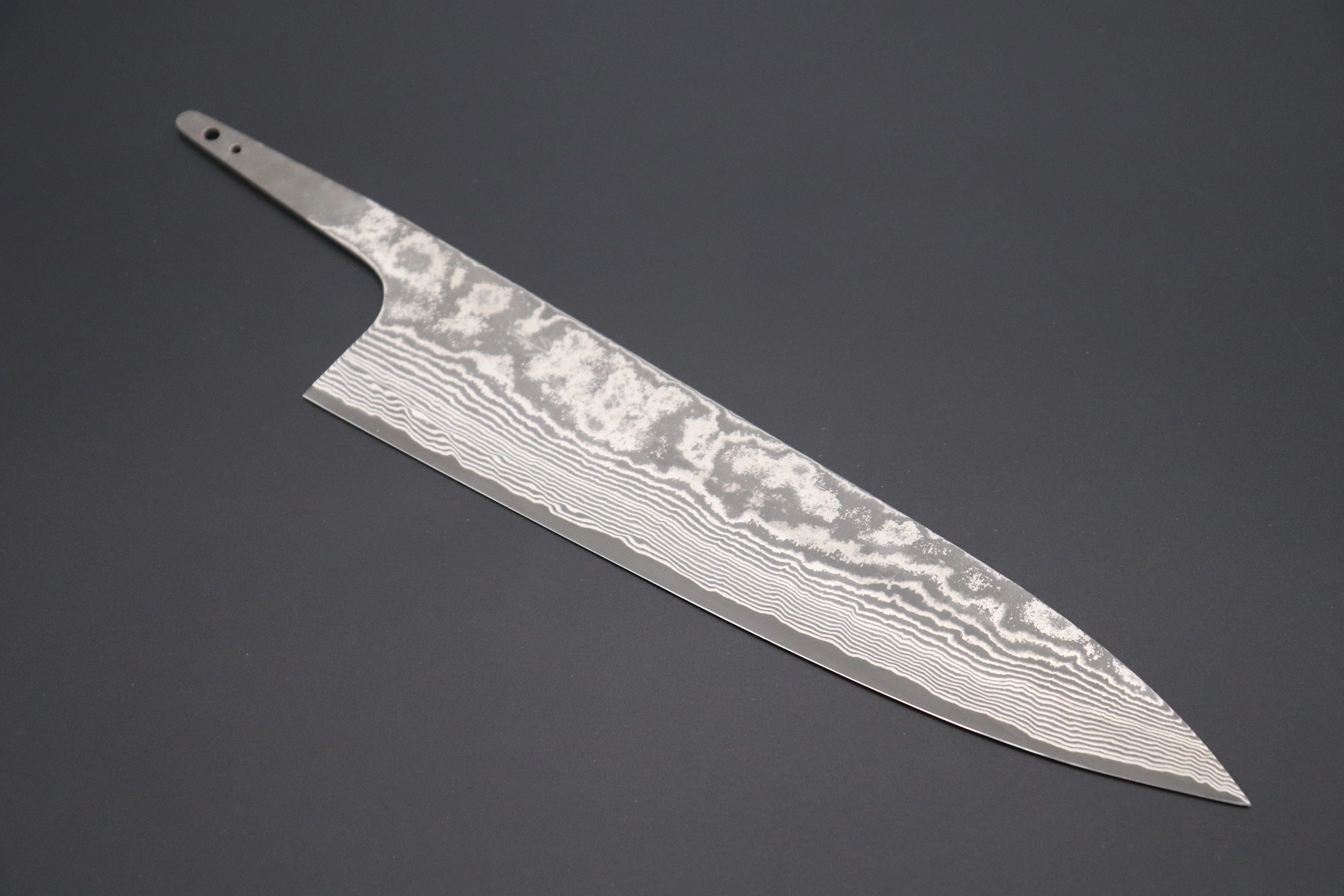 “Build Your Dream Knife” Takeshi Saji VG-10 Custom Black Nickel Damascus TSBO-12 Wa Gyuto 210mm (8.2 Inch) - Image 2