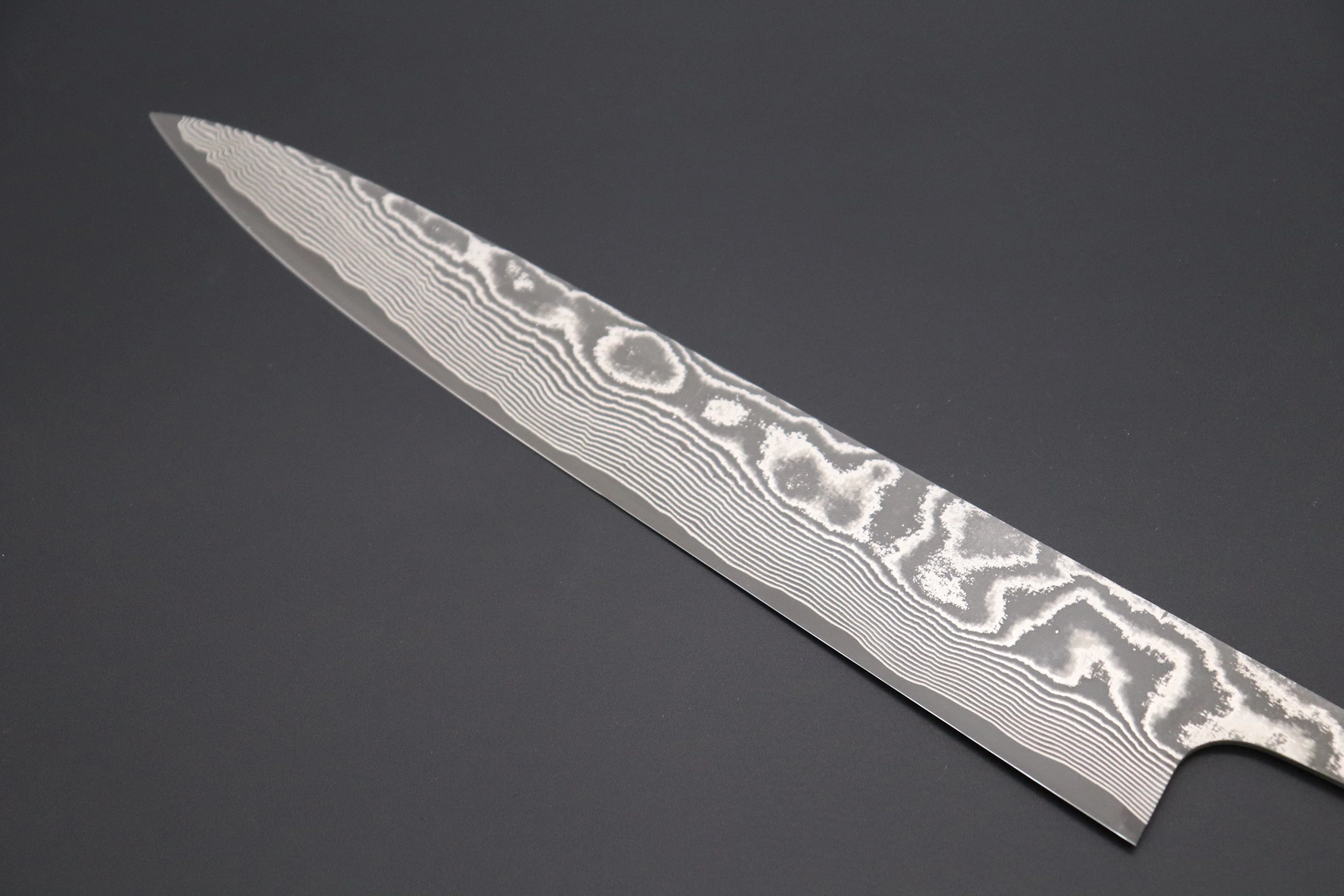 “Build Your Dream Knife” Takeshi Saji VG-10 Custom Black Nickel Damascus TSBO-13 Wa Sujihiki 240mm (9.4 Inch) - Image 6