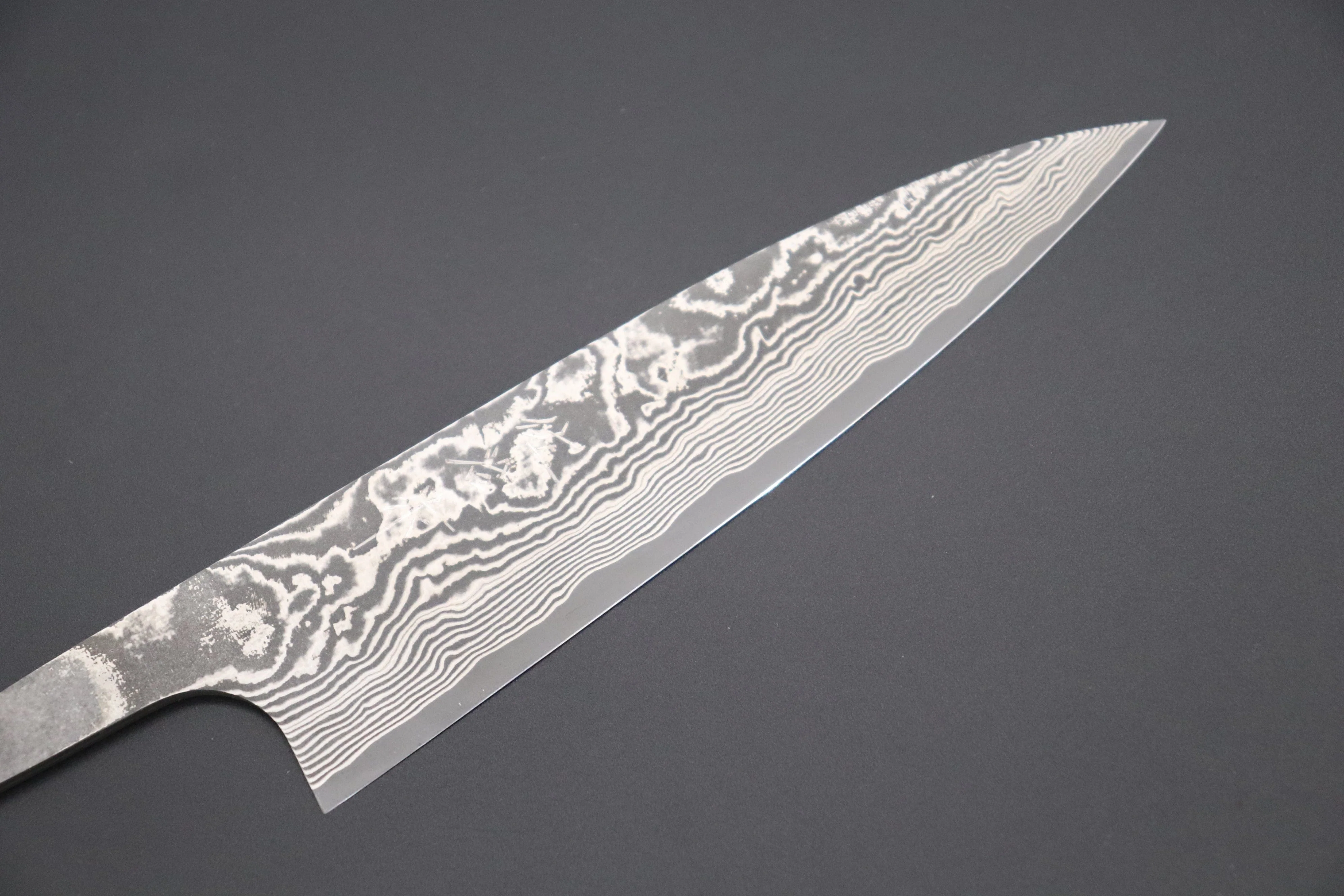 “Build Your Dream Knife” Takeshi Saji VG-10 Custom Black Nickel Damascus TSBO-7 Wa Petty 135mm (5.3 Inch) - Image 3