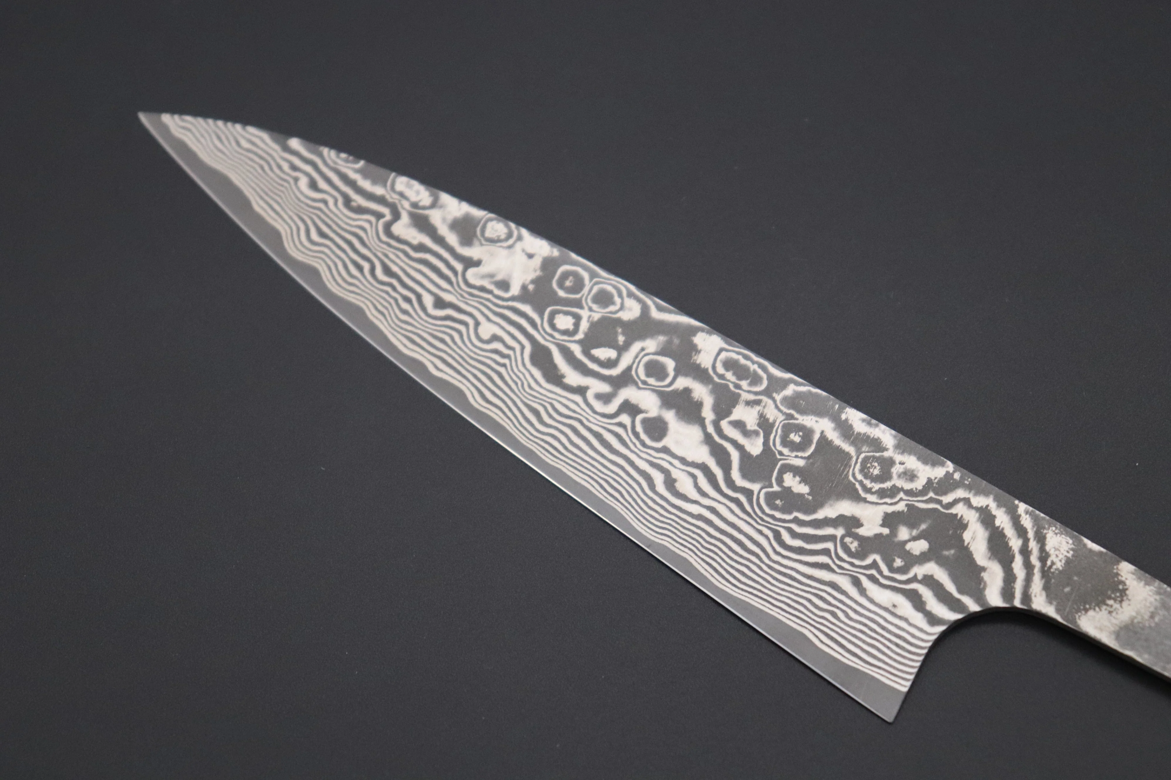 “Build Your Dream Knife” Takeshi Saji VG-10 Custom Black Nickel Damascus TSBO-7 Wa Petty 135mm (5.3 Inch) - Image 6