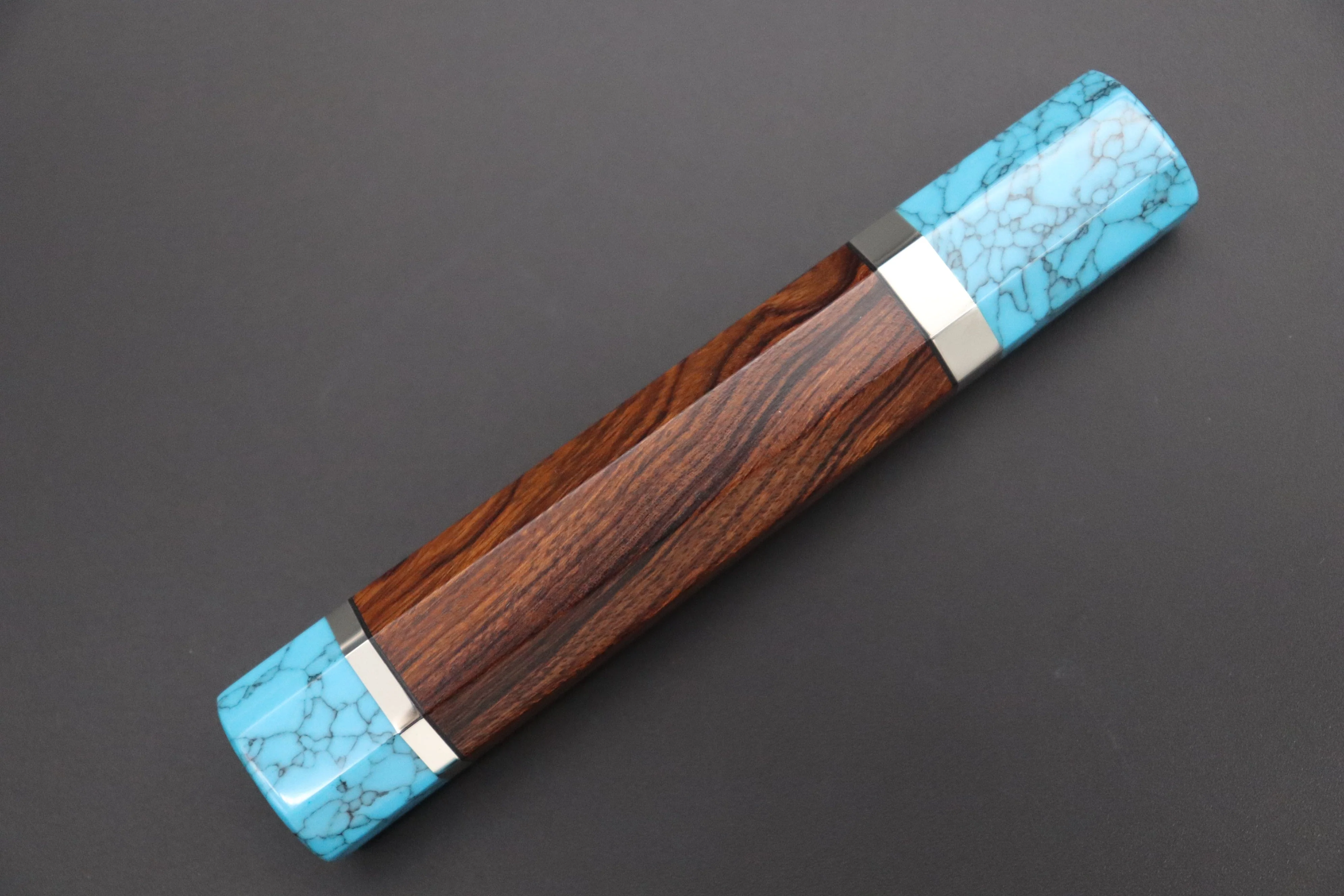 “Build Your Dream Knife” Takeshi Saji VG-10 Custom Black Nickel Damascus TSBO-8 Wa Petty 150mm (5.9 Inch) - Image 13