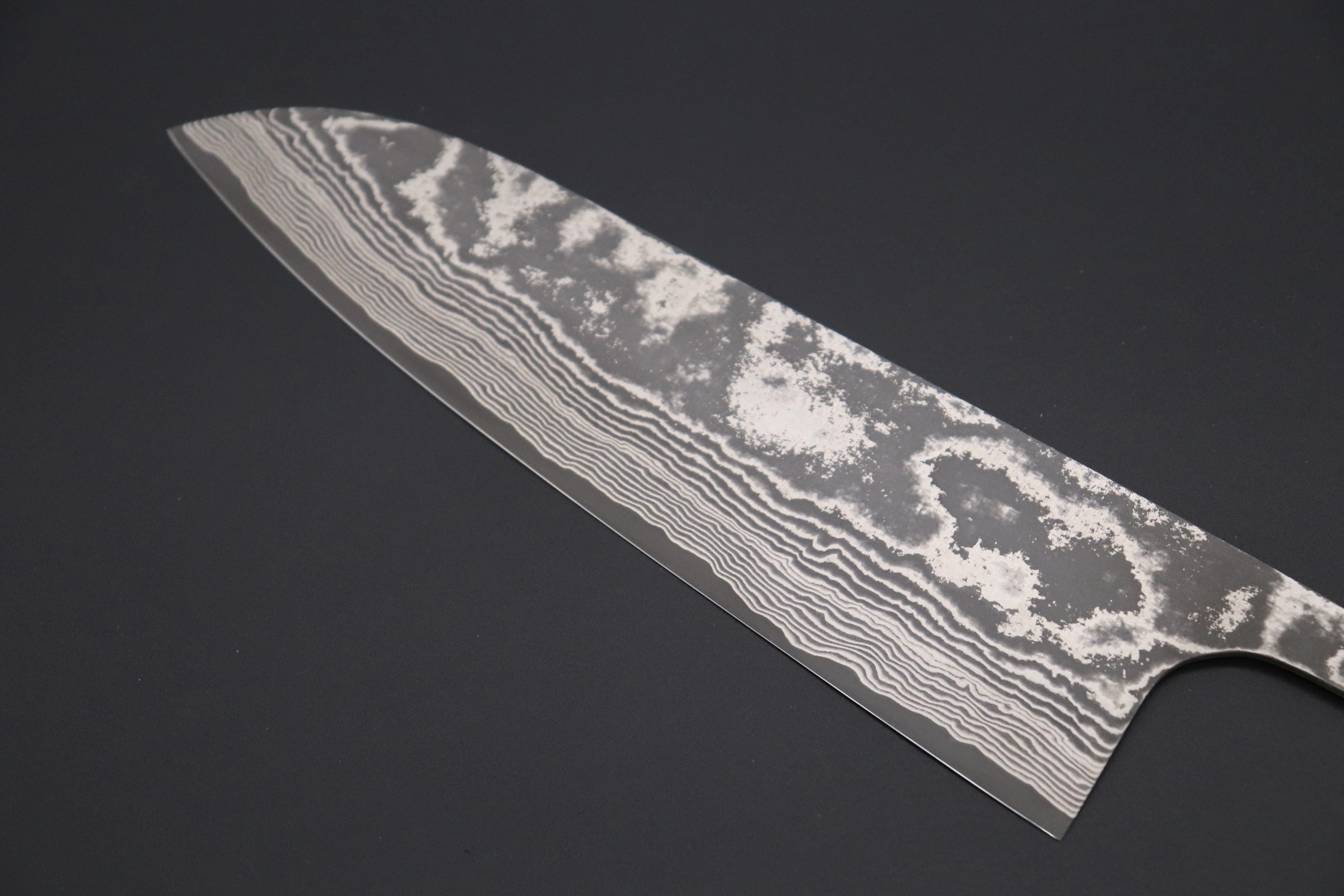 “Build Your Dream Knife” Takeshi Saji VG-10 Custom Black Nickel Damascus TSBO-9 Wa Santoku 180mm (7 Inch) - Image 6