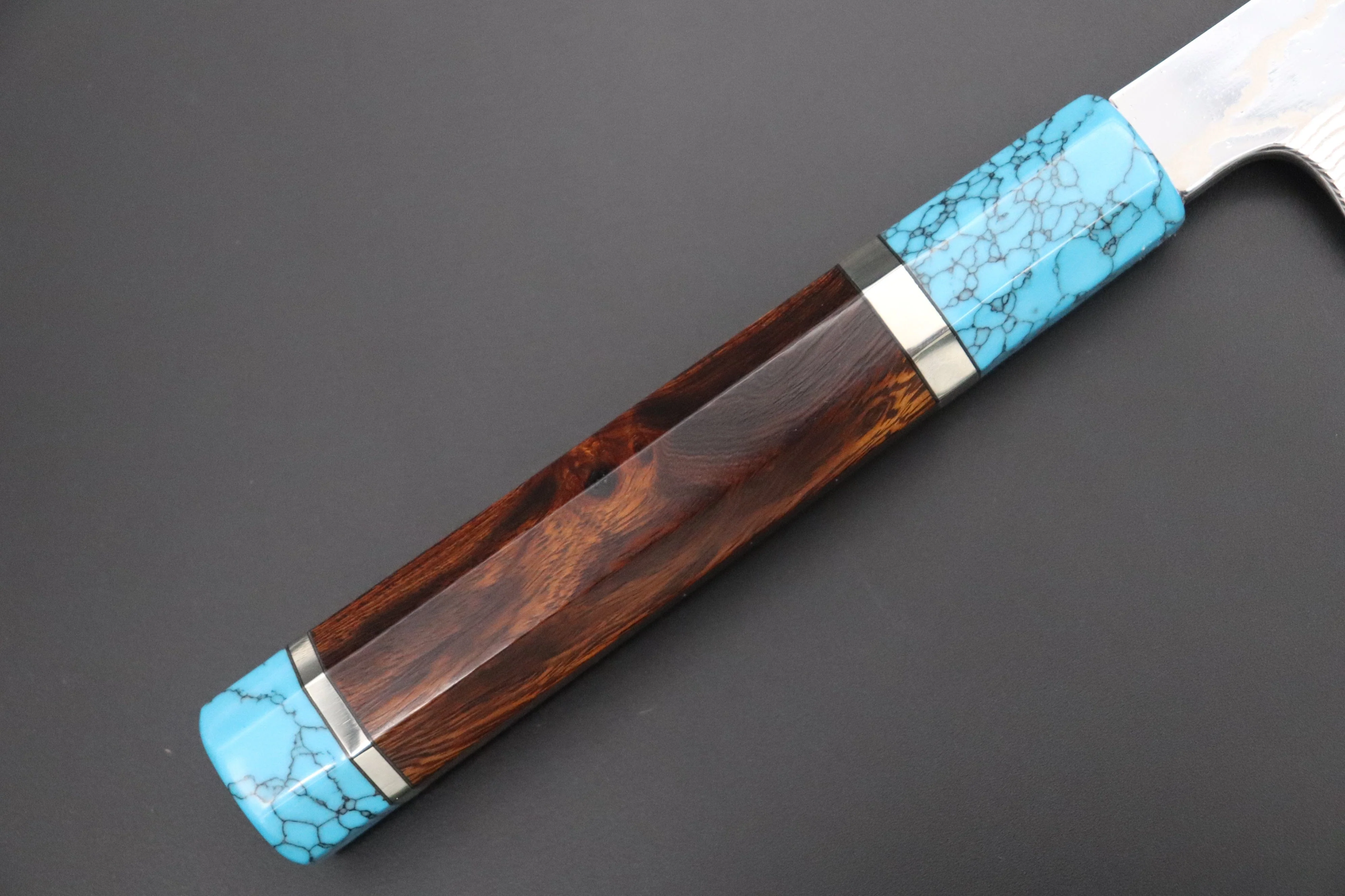 Custom Limited Edition, Sukenari Gingami No.3 Nickel Damascus Yanagiba 330mm (12.9 inch, SCL-536) - Image 3