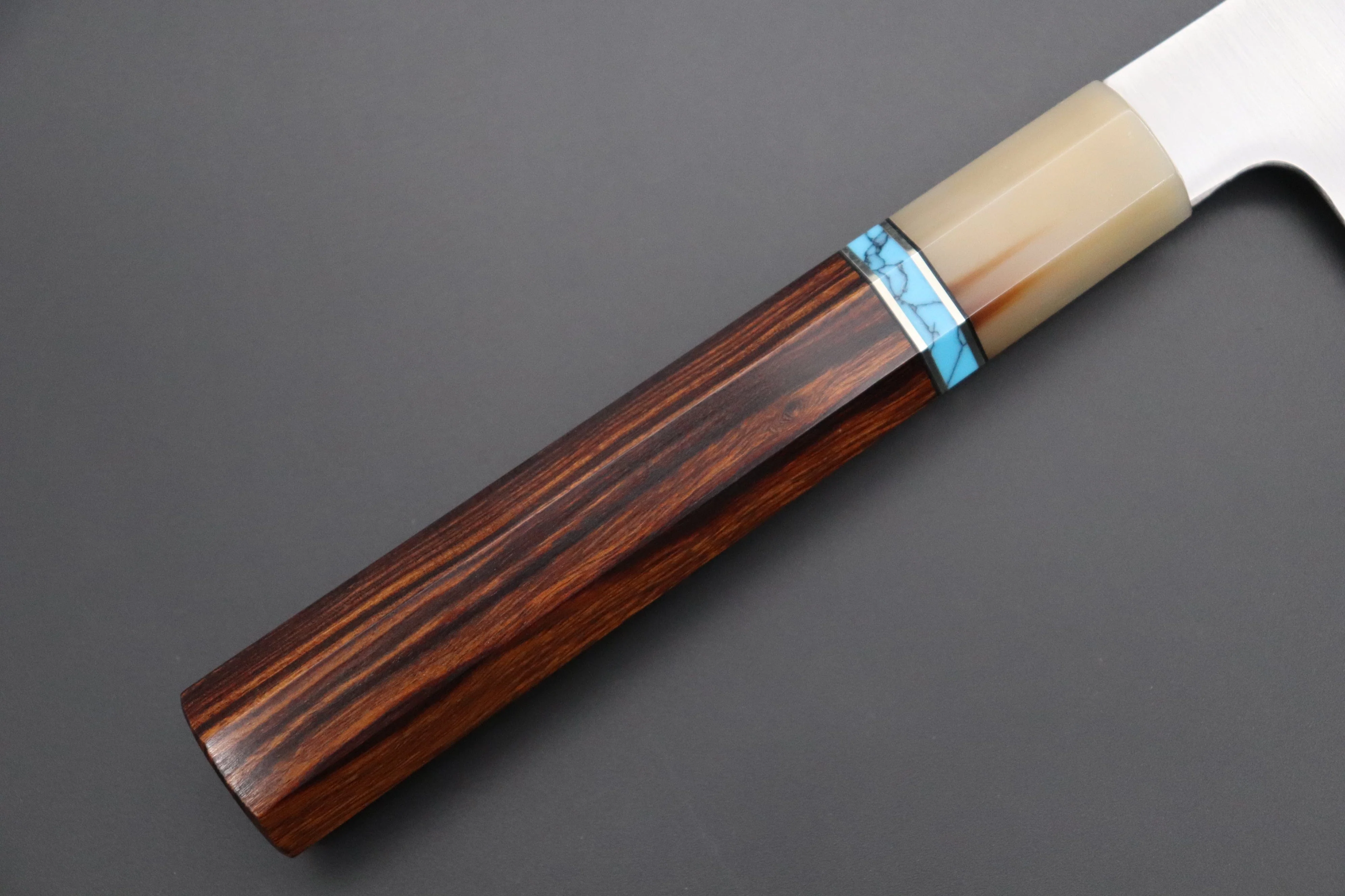 Custom Limited Edition, Sukenari HAP-40 Clad Wa Gyuto 240mm (9.4 inch, SCL-477) - Image 3