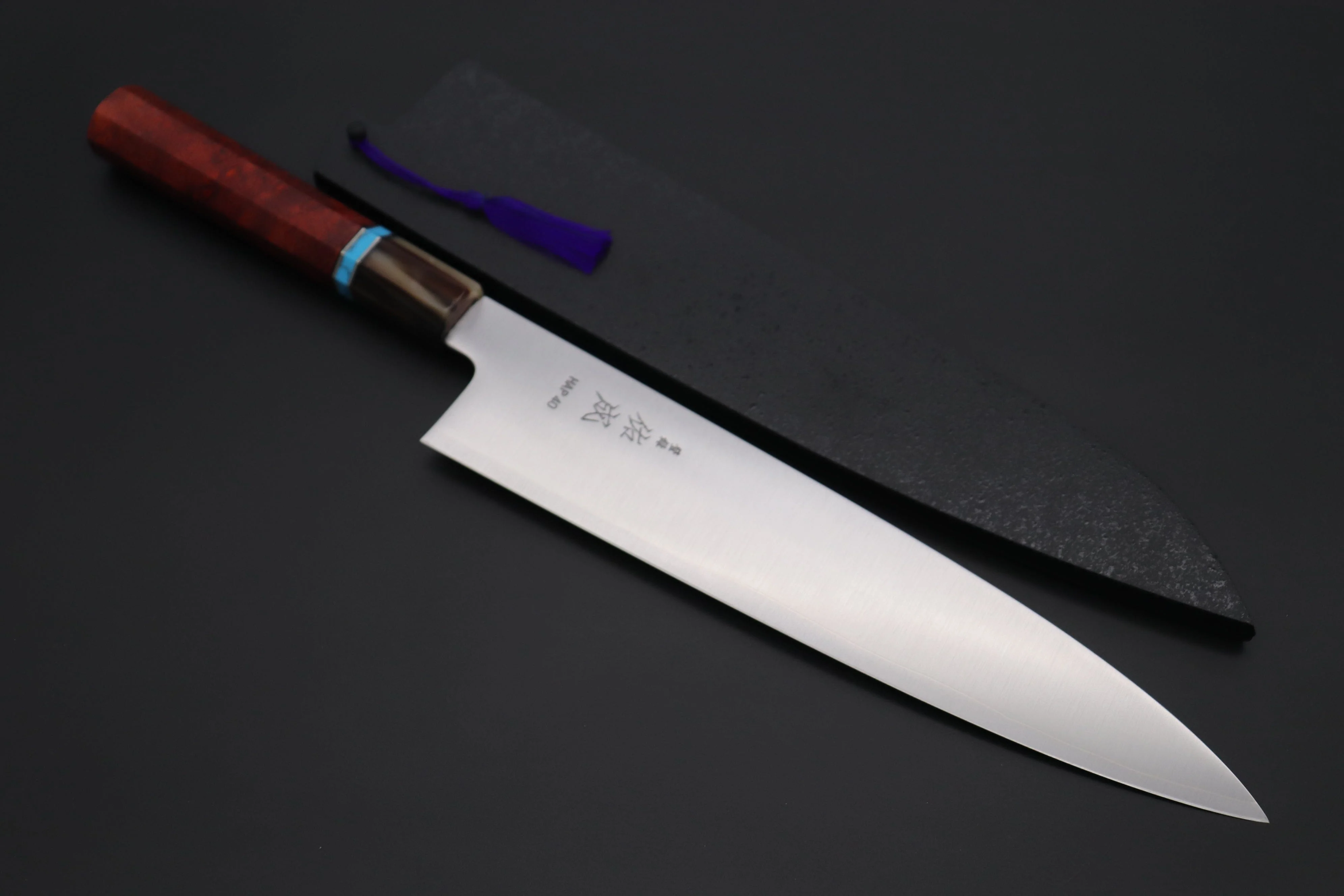 Custom Limited Edition, Sukenari HAP-40 Clad Wa Gyuto 270mm (10.6 inch, SCL-484)