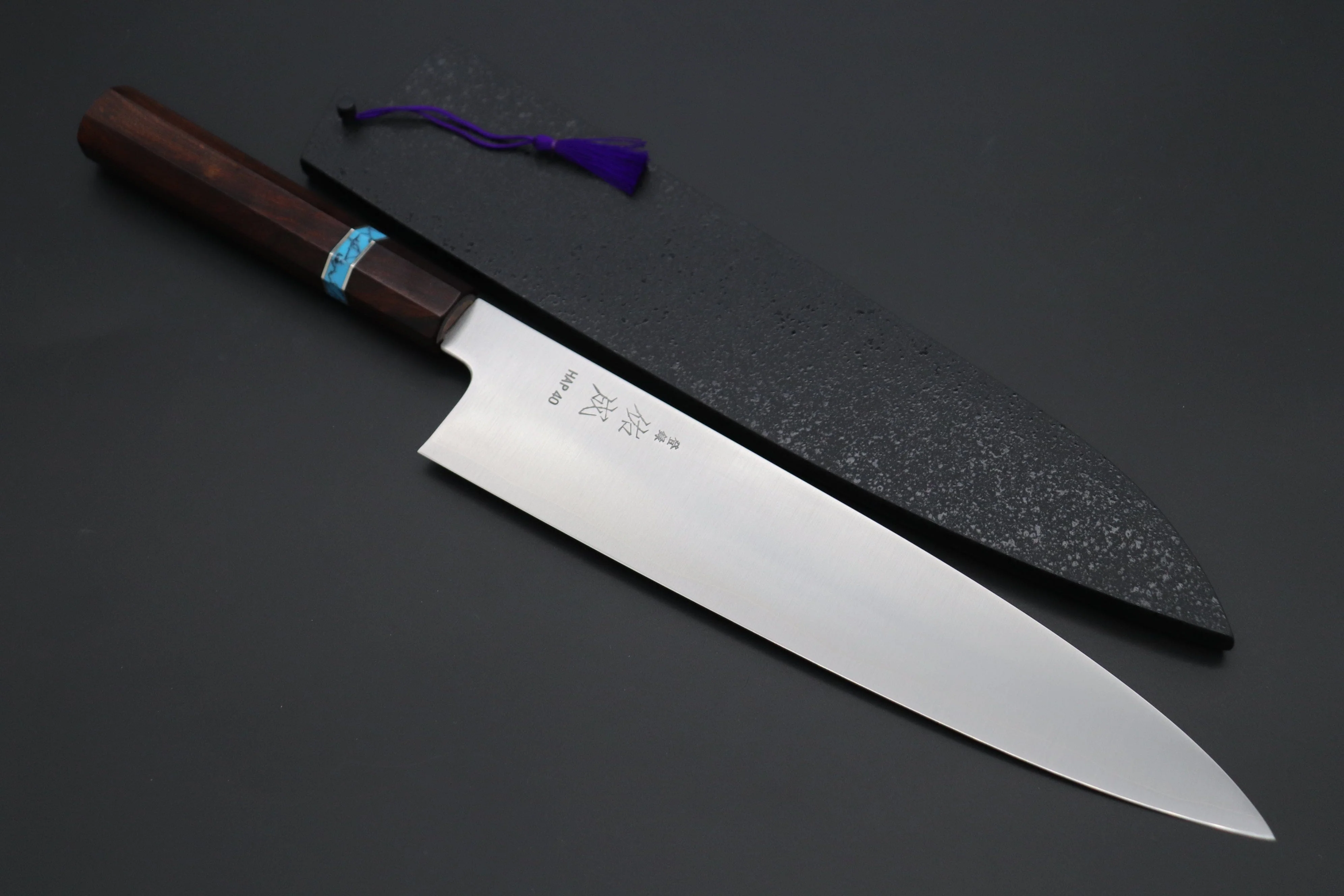 Custom Limited Edition, Sukenari HAP-40 Clad Wa Gyuto 270mm (10.6 inch, SCL-614)
