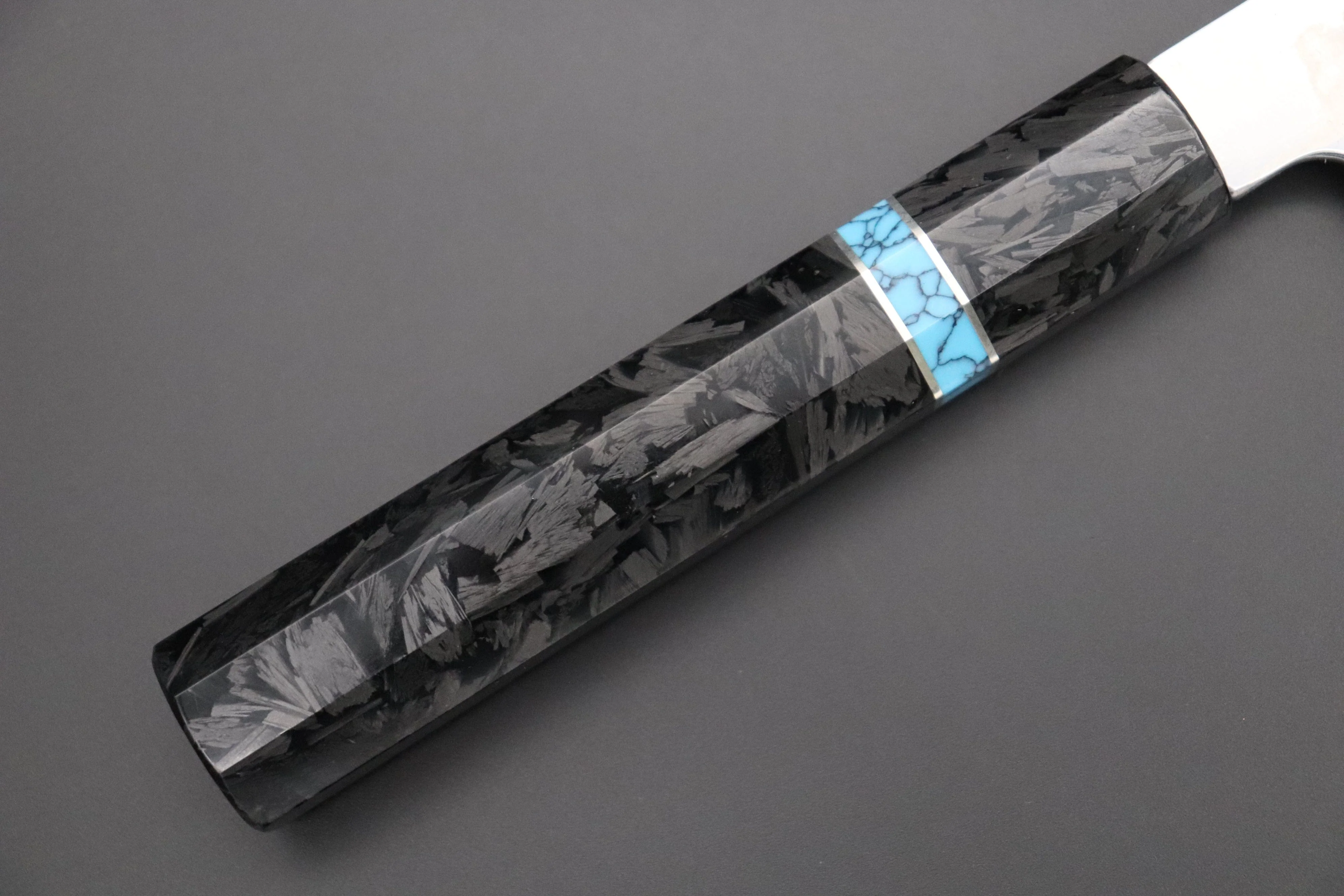 Custom Limited Edition, Sukenari HAP-40 Nickel Damascus Kiritsuke 210mm (8.2 inch, SCL-520) - Image 3