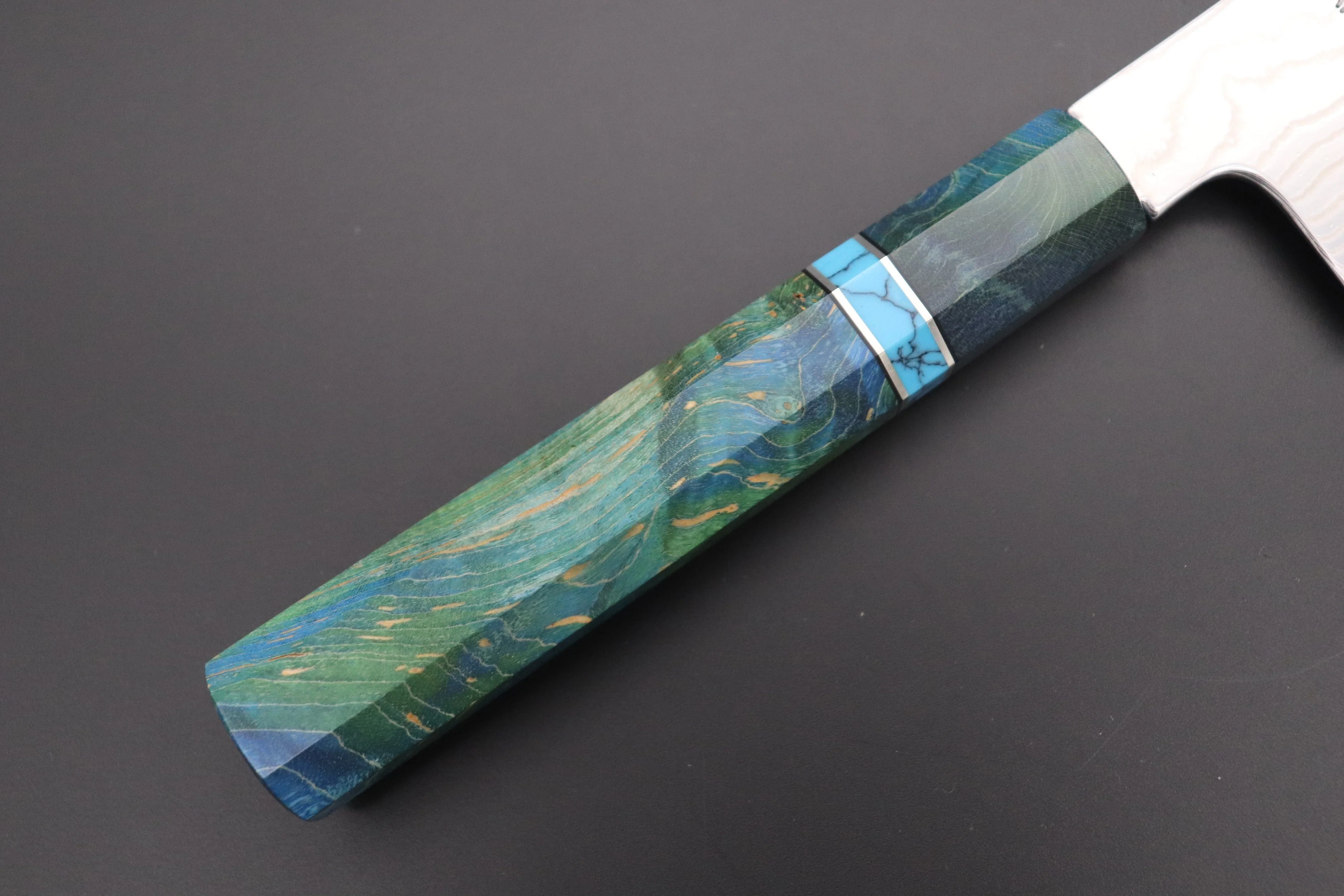 Custom Limited Edition, Sukenari HAP-40 Nickel Damascus Kiritsuke 270mm (10.6 inch, SCL-594) - Image 3