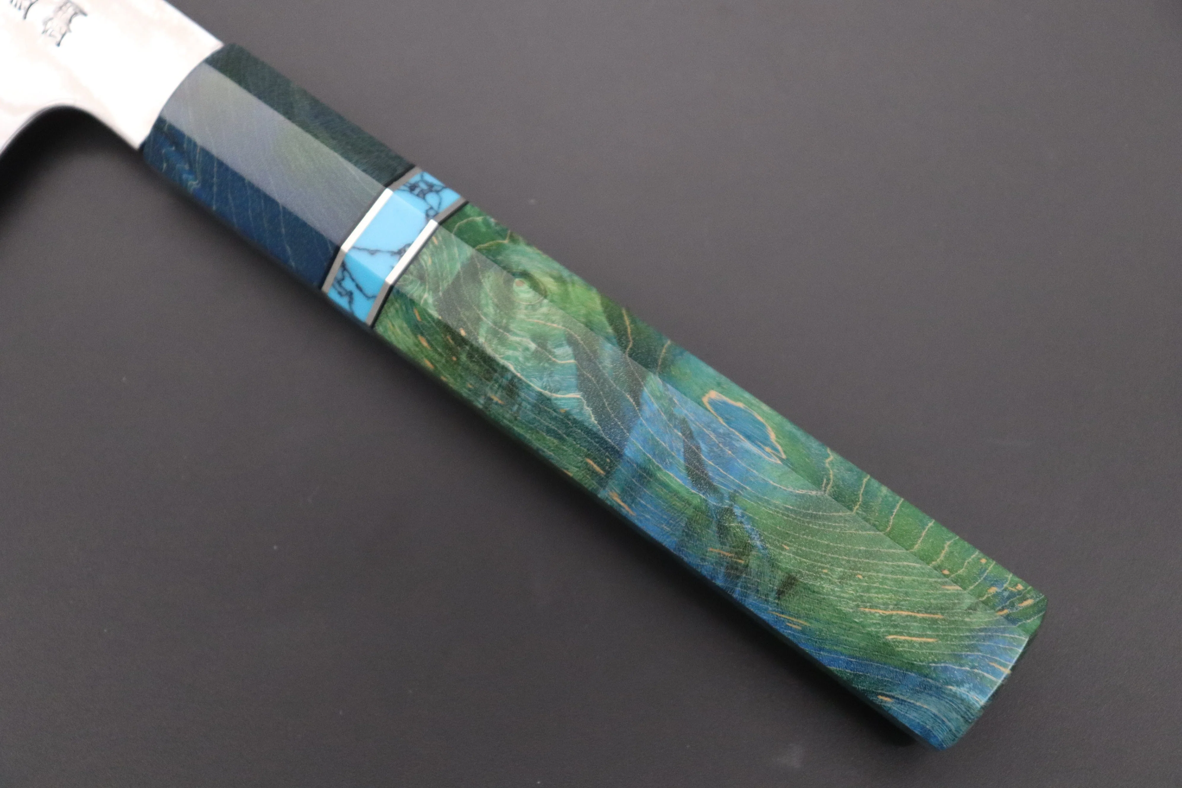 Custom Limited Edition, Sukenari HAP-40 Nickel Damascus Kiritsuke 270mm (10.6 inch, SCL-594) - Image 7