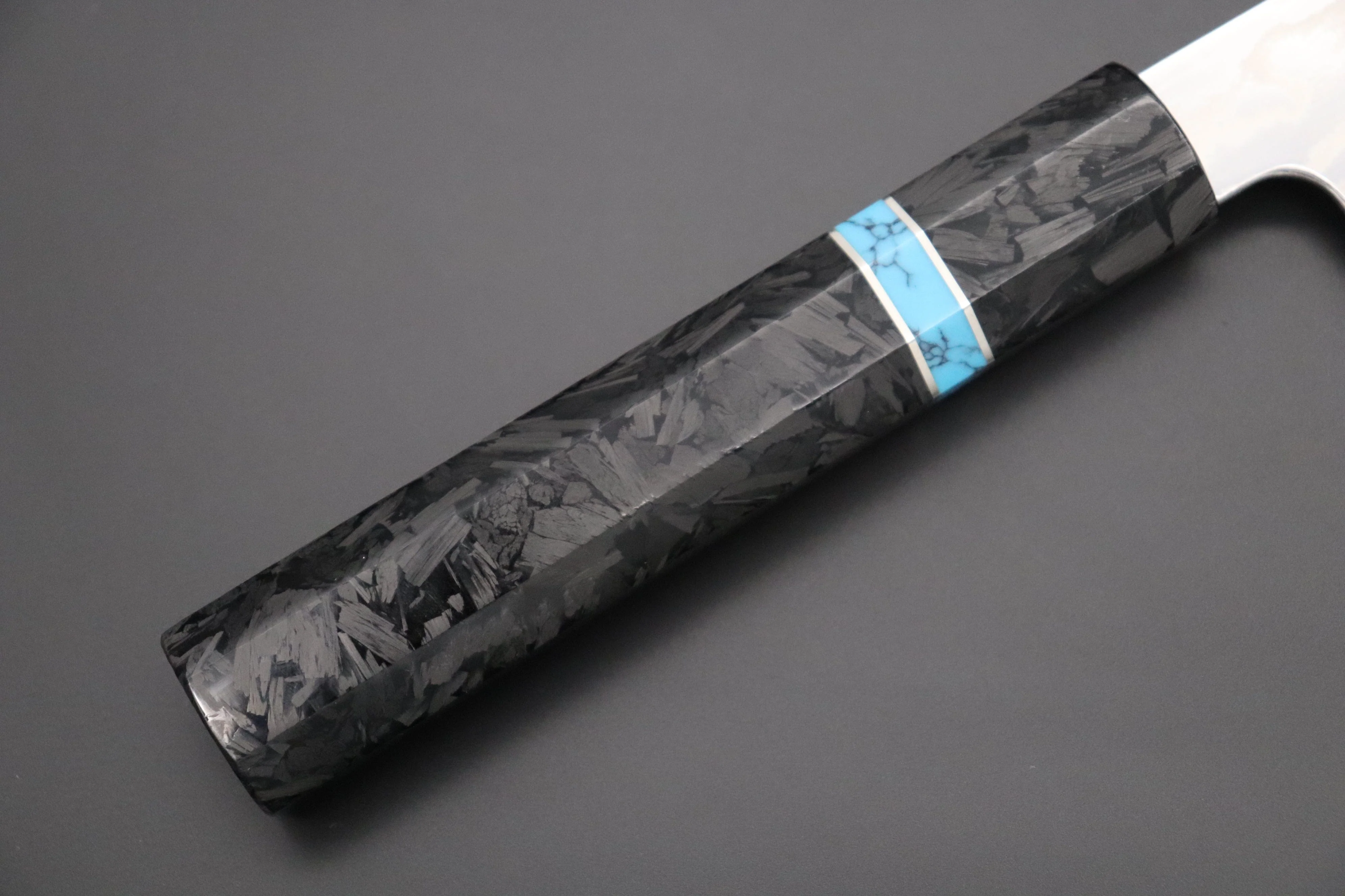Custom Limited Edition, Sukenari HAP-40 Nickel Damascus Wa Gyuto 210mm (8.2 inch, SCL-513) - Image 3