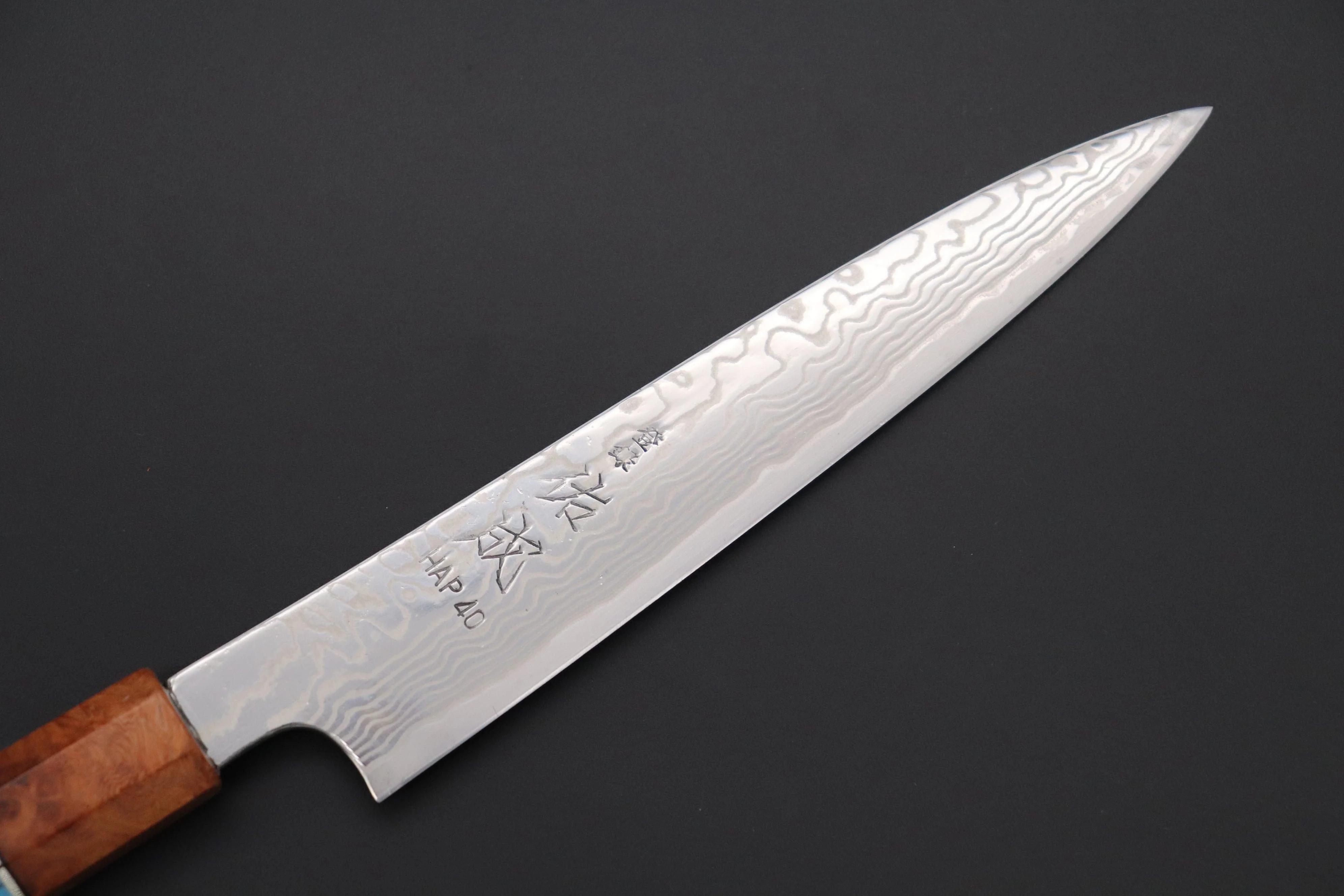Custom Limited Edition, Sukenari HAP-40 Nickel Damascus Wa Petty 165mm (6.4 inch, SCL-502) - Image 2
