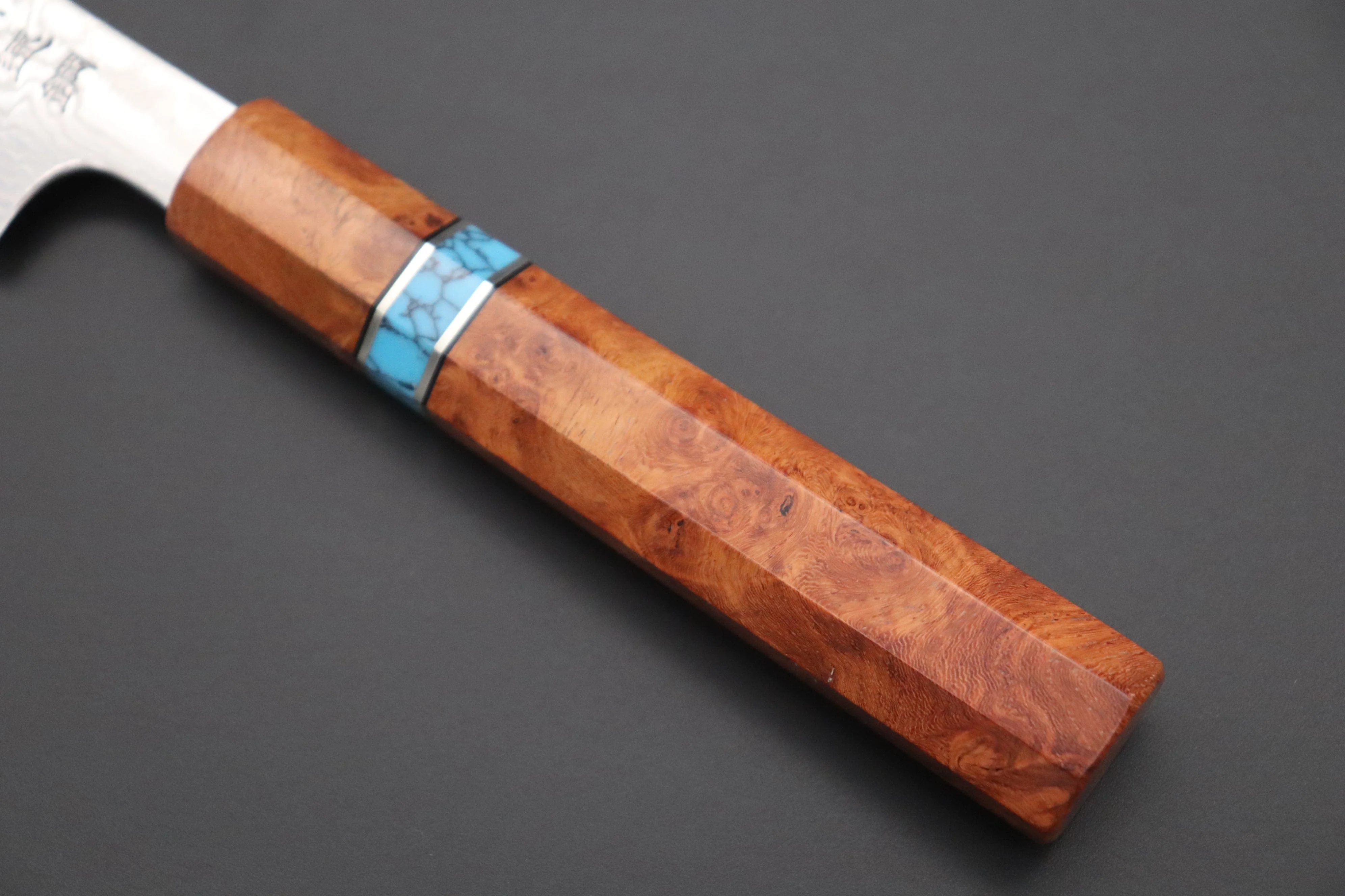 Custom Limited Edition, Sukenari HAP-40 Nickel Damascus Wa Petty 165mm (6.4 inch, SCL-502) - Image 7