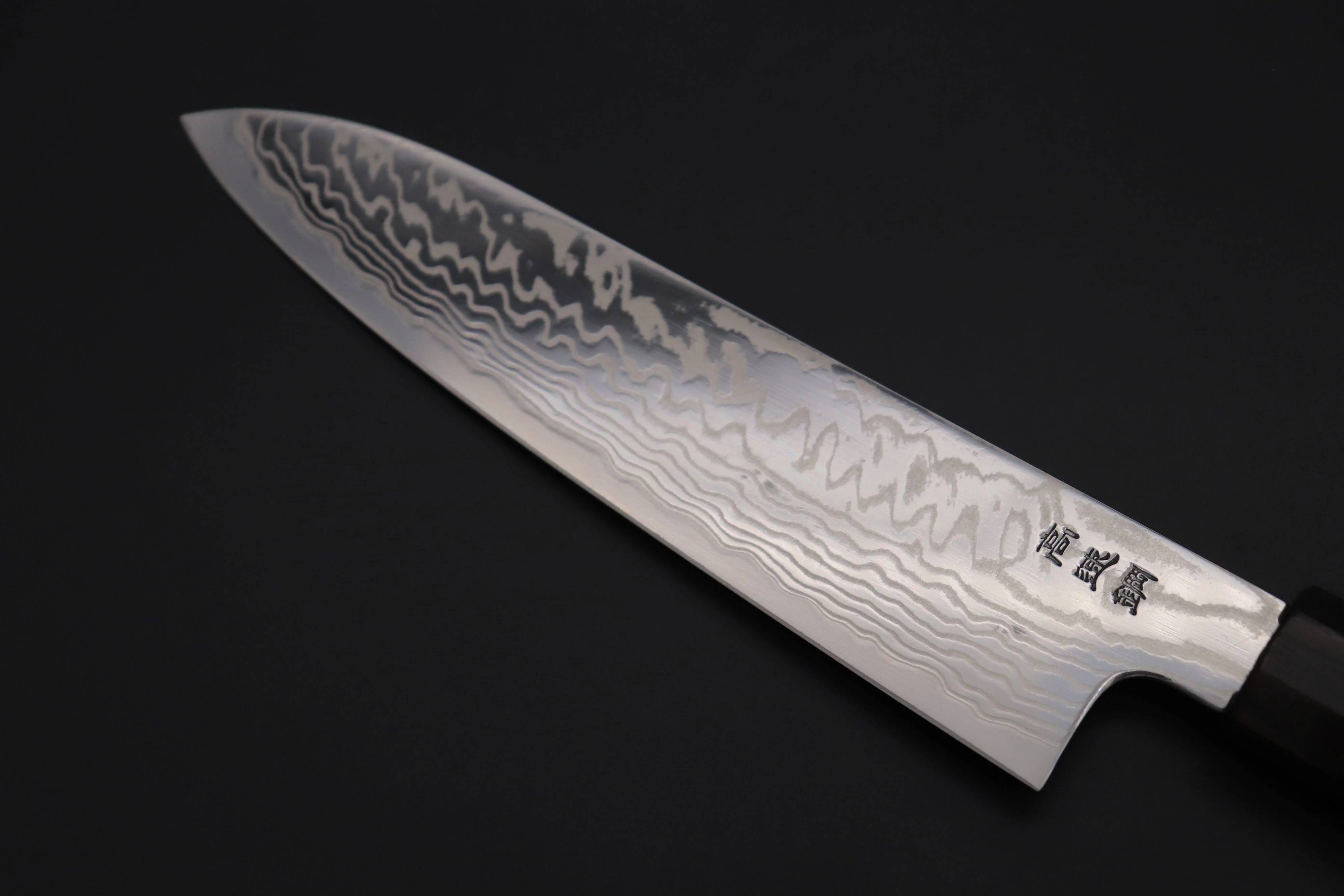 Custom Limited Edition, Sukenari HAP-40 Nickel Damascus Wa Santoku 190mm (7.4 inch, SCL-506) - Image 6