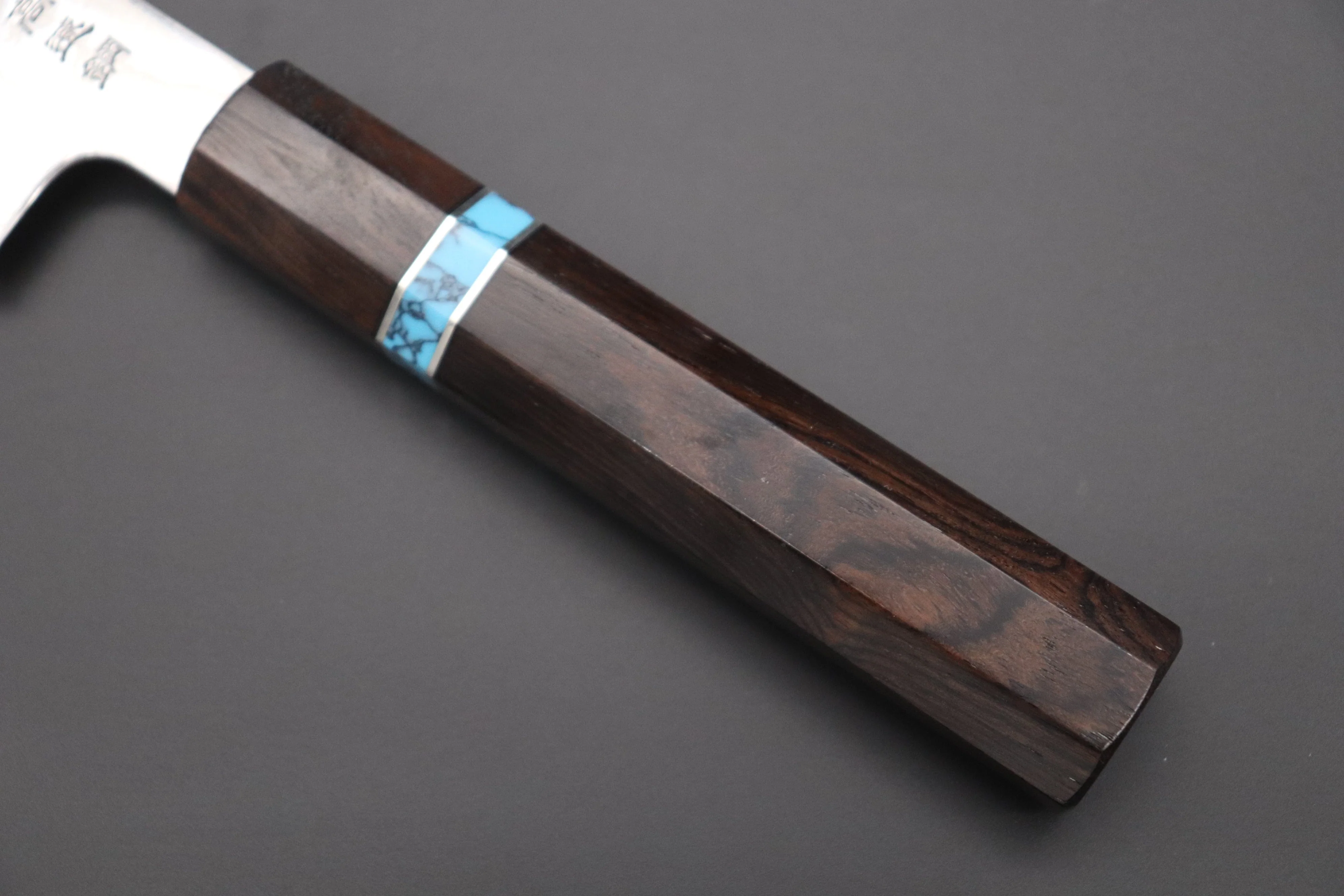 Custom Limited Edition, Sukenari HAP-40 Nickel Damascus Wa Santoku 190mm (7.4 inch, SCL-506) - Image 7