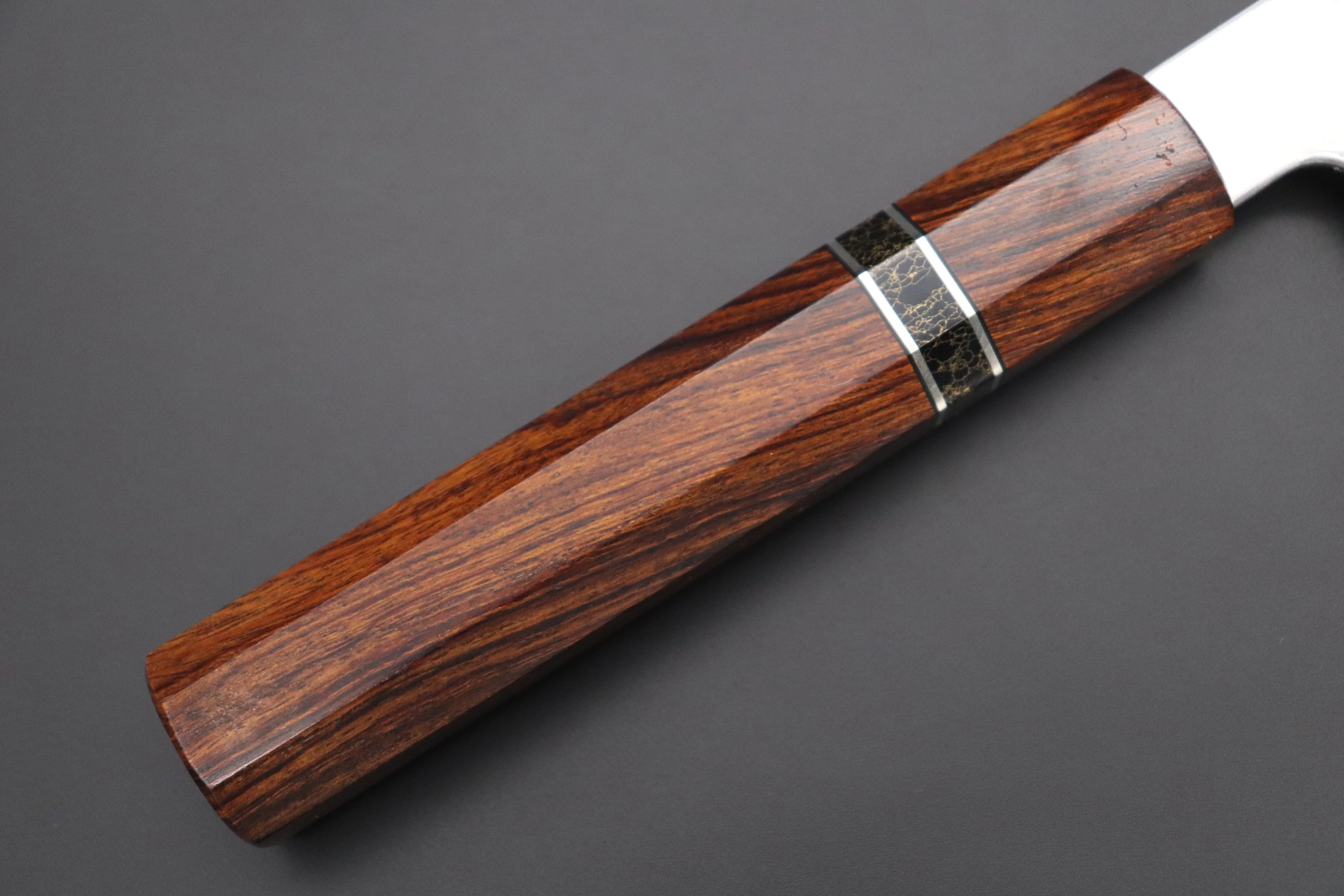 Custom Limited Edition, Sukenari HAP-40 Nickel Damascus Wa Santoku 190mm (7.4 inch, SCL-509) - Image 3