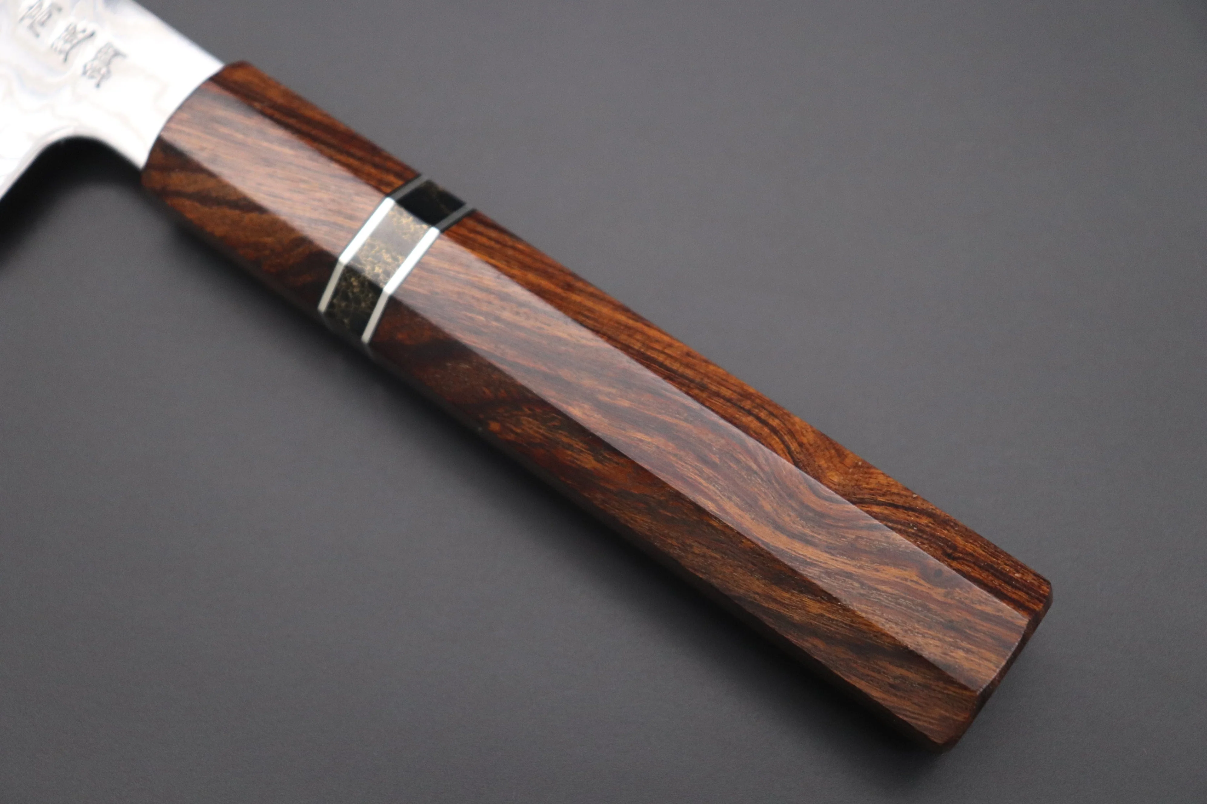 Custom Limited Edition, Sukenari HAP-40 Nickel Damascus Wa Santoku 190mm (7.4 inch, SCL-509) - Image 7