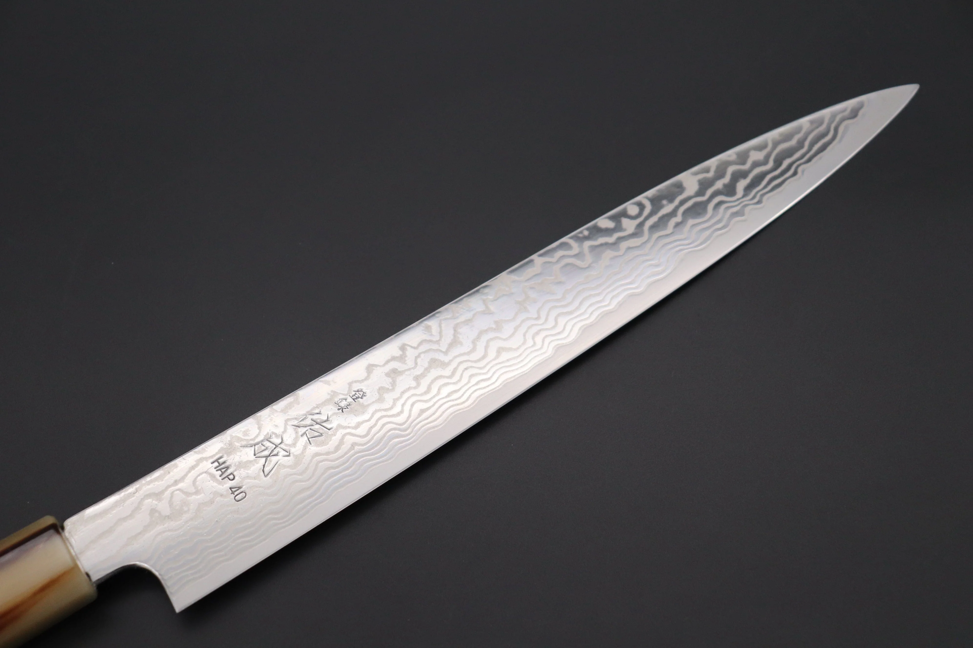 Custom Limited Edition, Sukenari HAP-40 Nickel Damascus Wa Sijihiki 240mm (9.4 inch, SCL-527) - Image 2