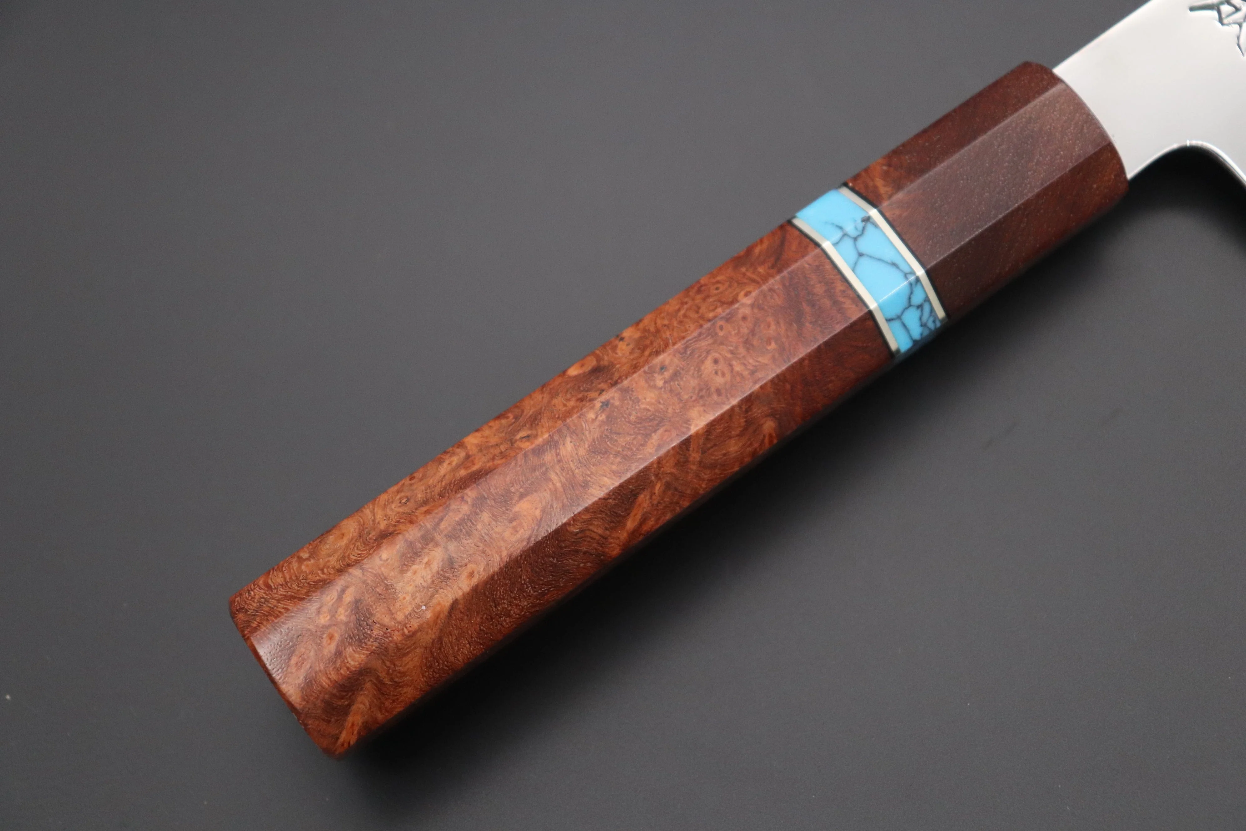 Custom Limited Edition, Sukenari Honyaki Series White Steel No.2 Wa Gyuto 210mm (8.2 Inch, SCL-562) - Image 3