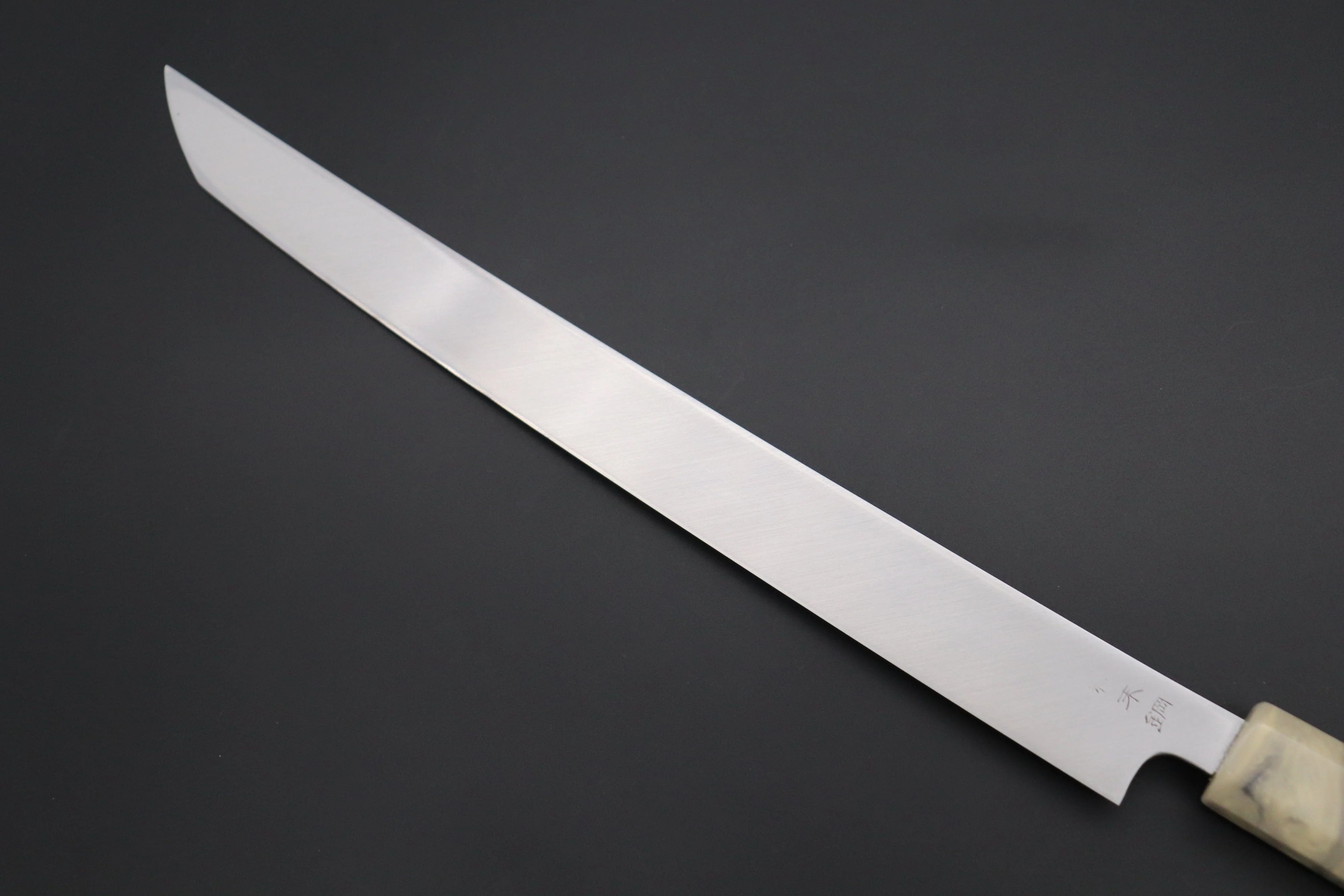 Custom Limited Edition, Sukenari Honyaki SG-II Series HSG-12 Sakimaru Takohiki 300mm (11.8 Inch, Single Bevel Edge) - Image 6