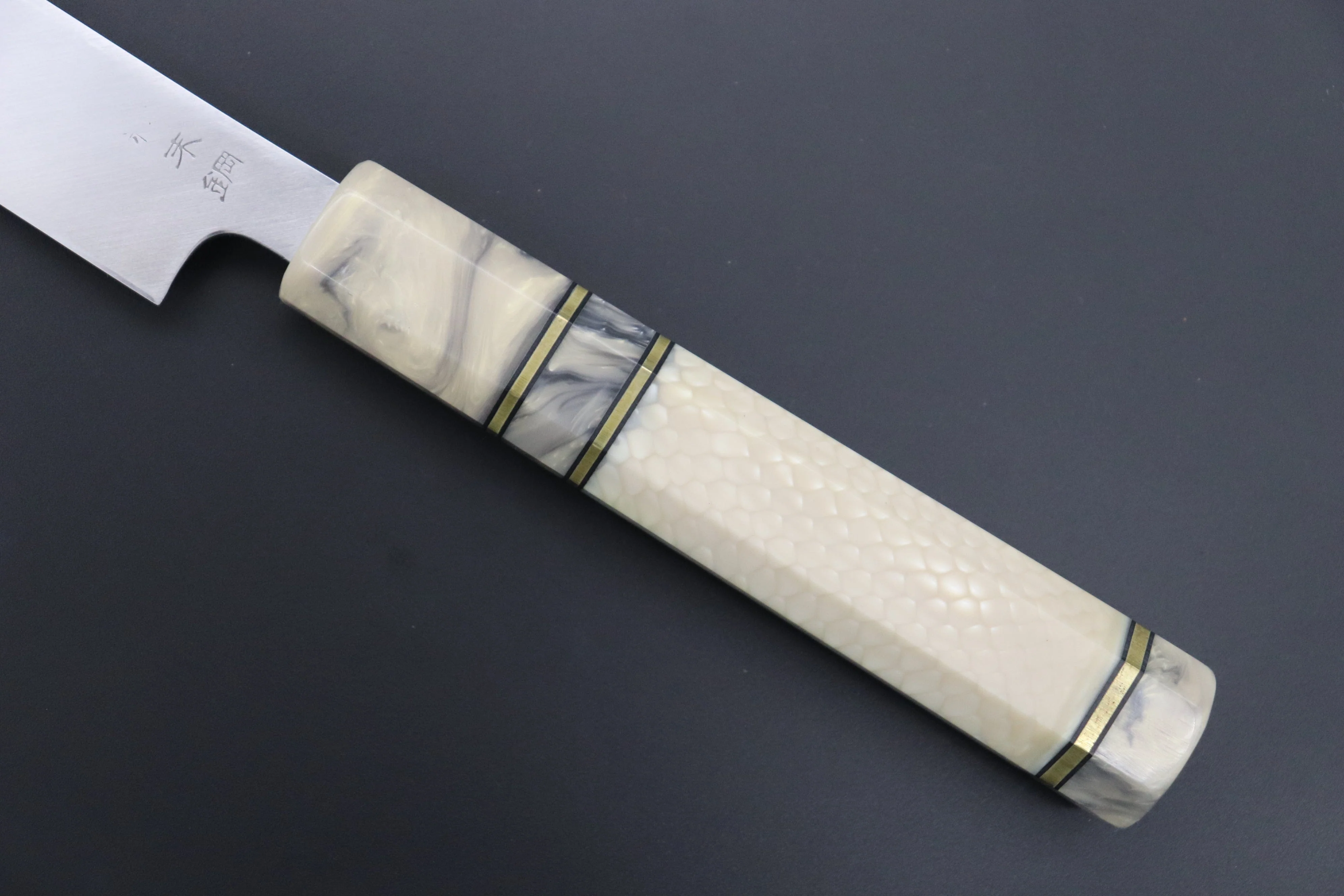 Custom Limited Edition, Sukenari Honyaki SG-II Series HSG-12 Sakimaru Takohiki 300mm (11.8 Inch, Single Bevel Edge) - Image 7