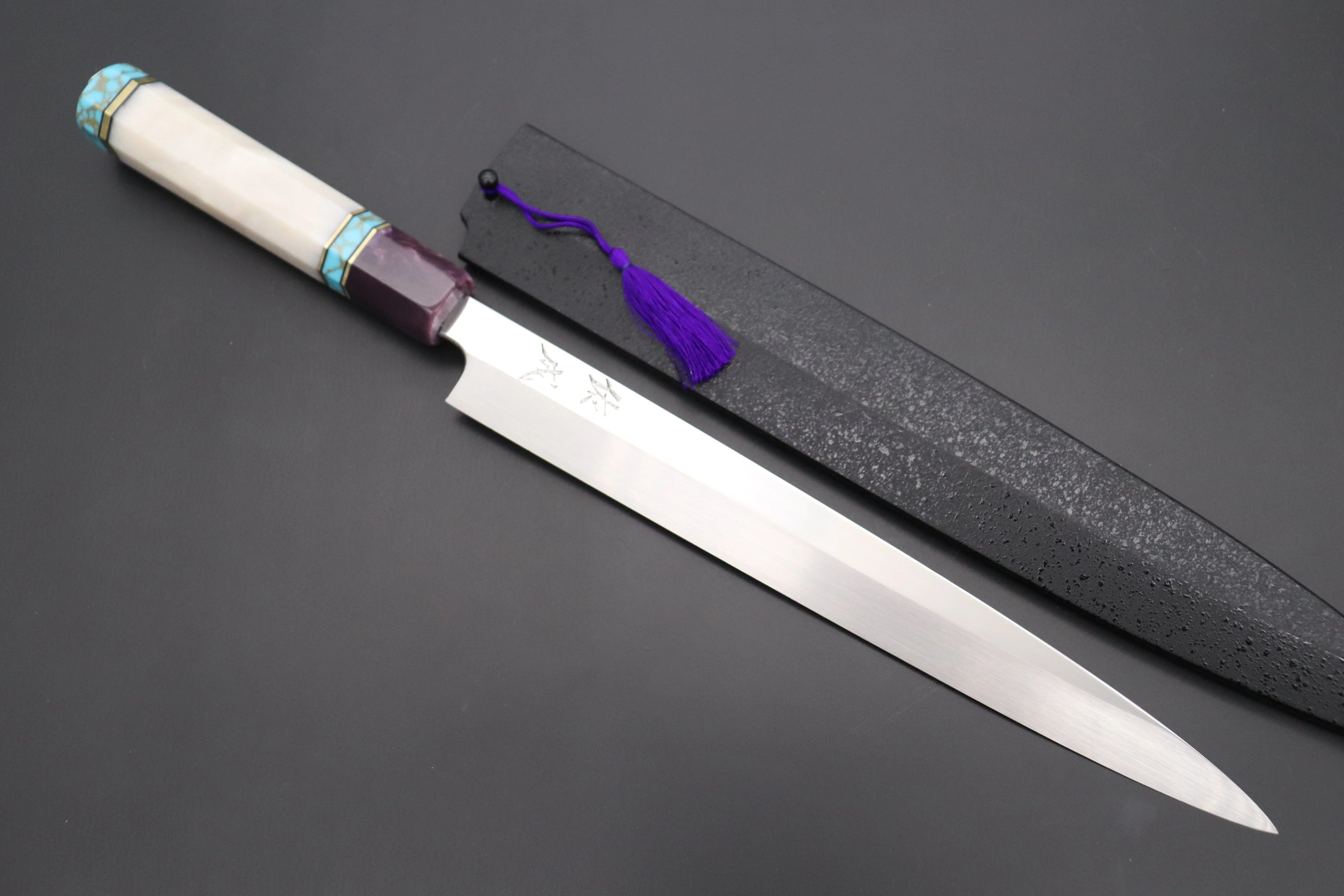 Custom Limited Edition, Sukenari Honyaki SG-II Series HSG-4 Yanagiba 270mm (10.6 Inch, Single Bevel Edge)
