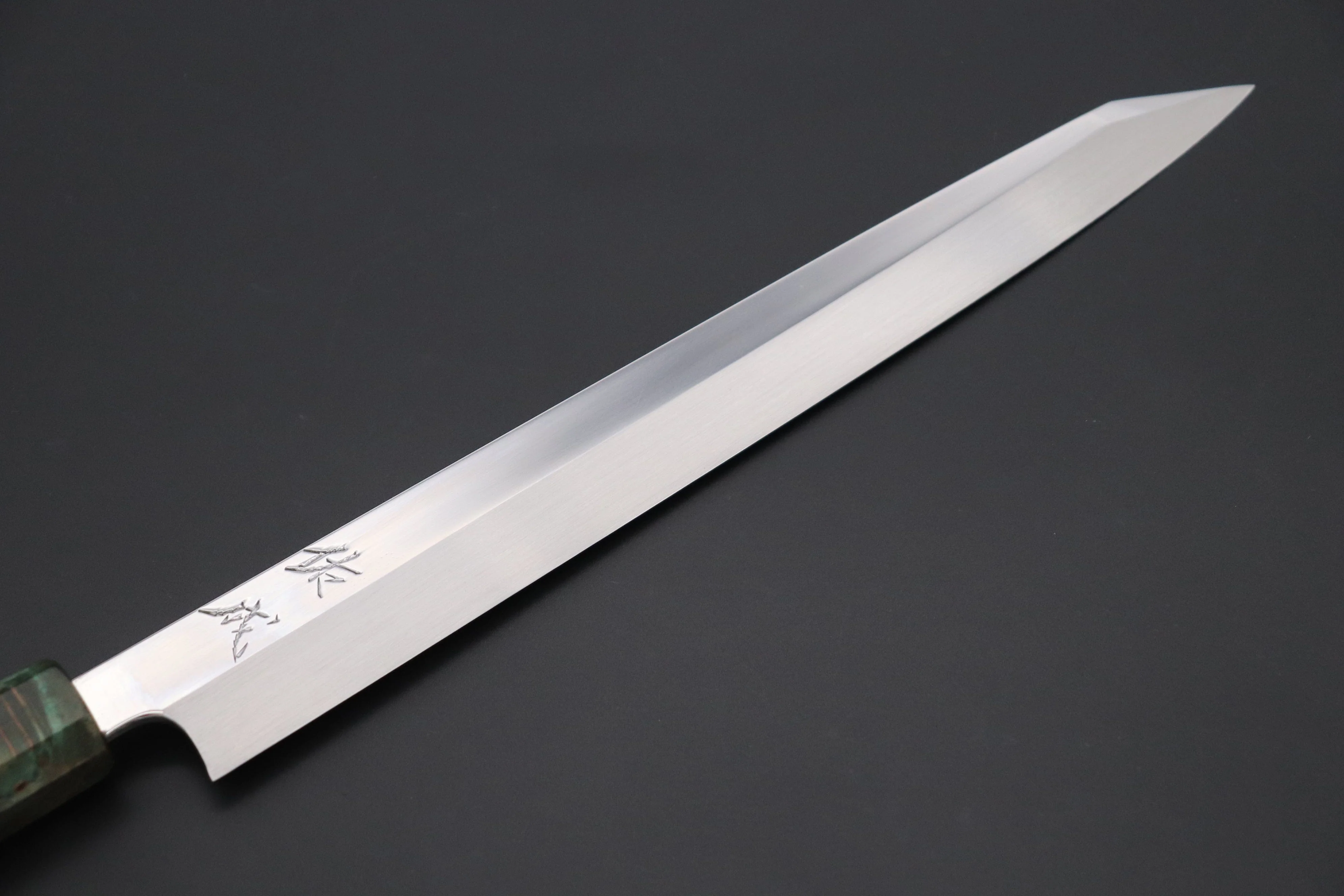 Custom Limited Edition, Sukenari Honyaki SG-II Series HSG-9 Kiritsuke Yanagiba 270mm (10.6 Inch, Single Bevel Edge) - Image 2