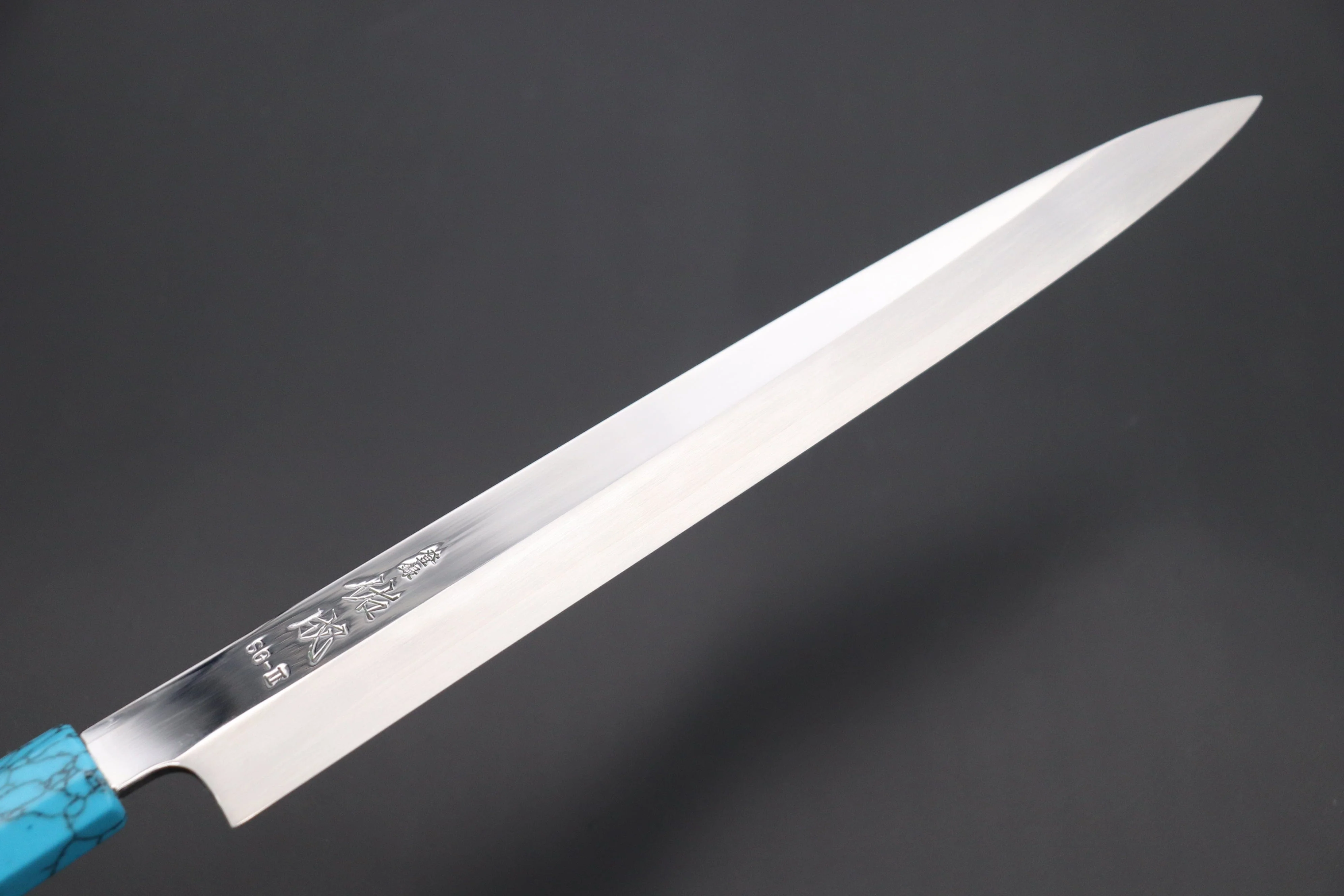 Custom Limited Edition, Sukenari Special Steel Series SG-II Hon Kasumi Yanagiba 270mm (10.6 inch, Single Bevel Edge, SCL-442) - Image 2