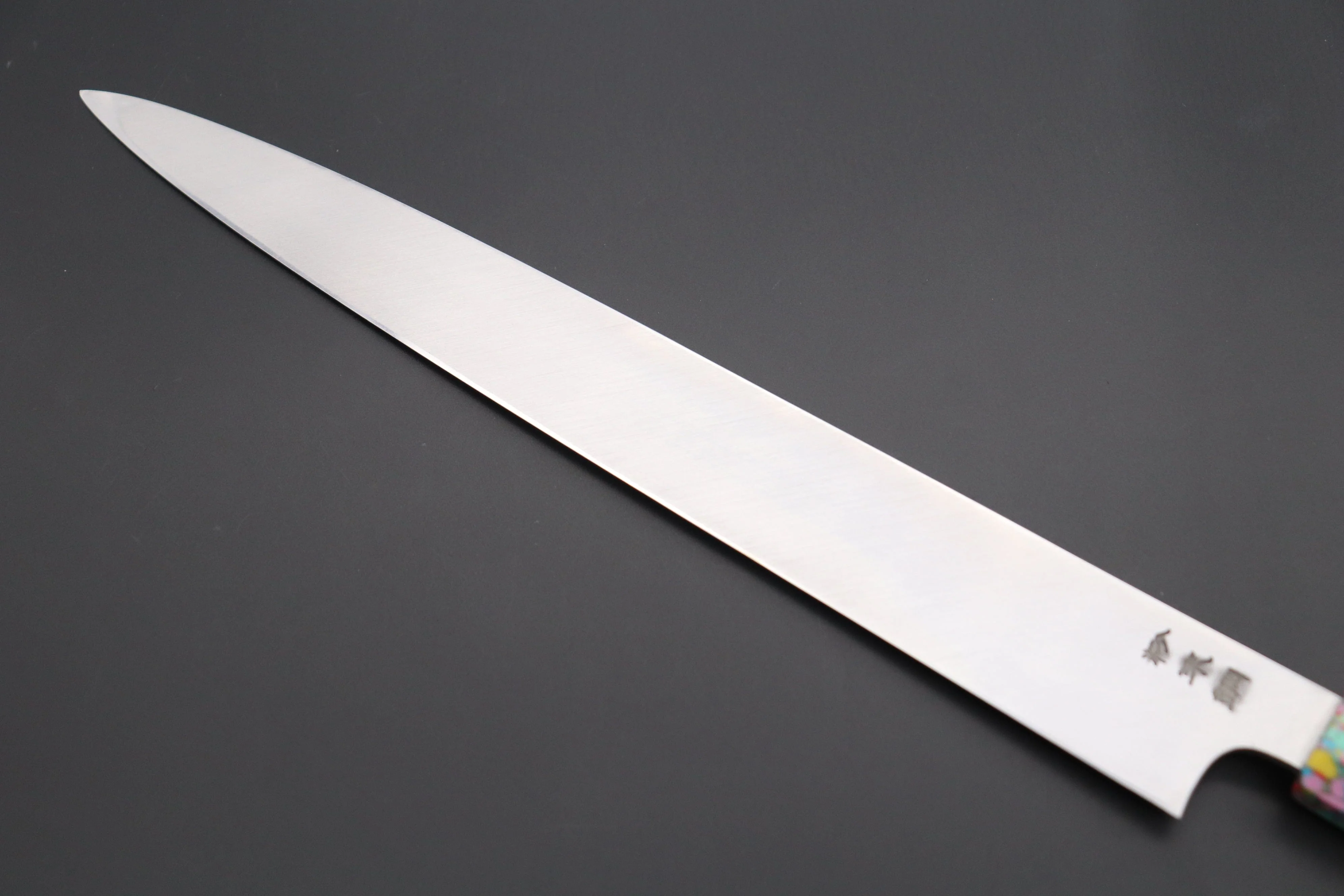 Custom Limited Edition, Sukenari Special Steel Series SG-II Hon Kasumi Yanagiba 270mm (10.6 inch, Single Bevel Edge, SCL-444) - Image 8