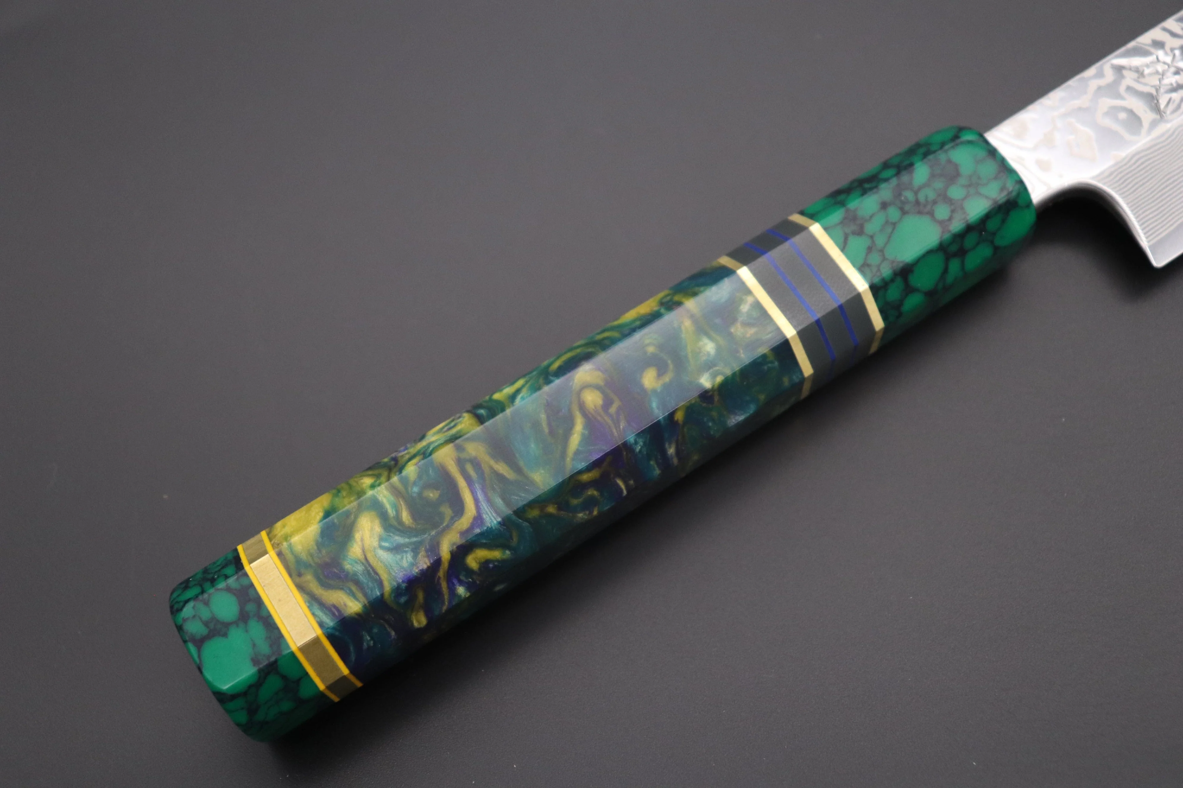Custom Limited Edition, Sukenari SRS-13 Nickel Damascus Kiritsuke Yanagiba 300mm (11.8 inch, SCL-459) - Image 3
