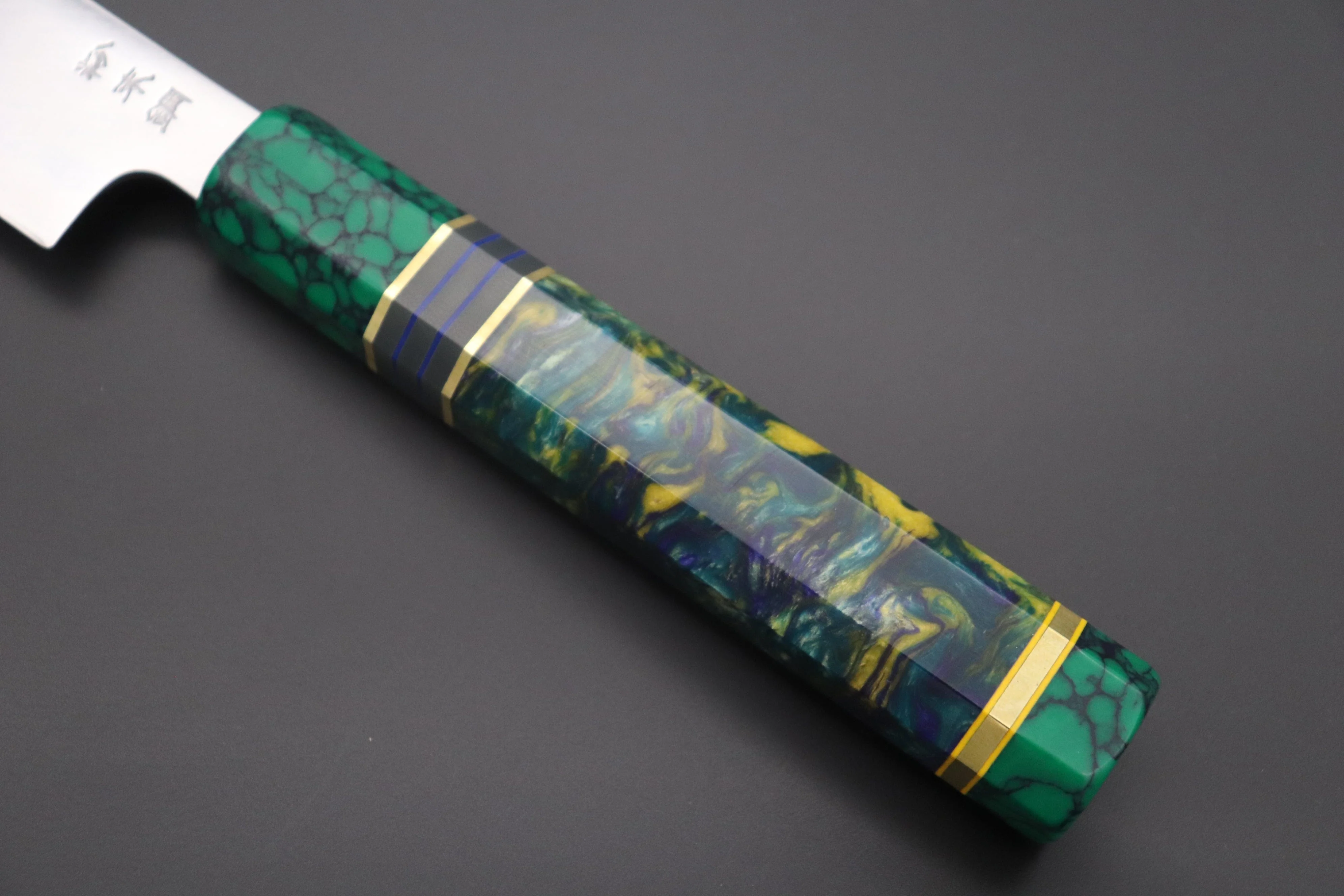 Custom Limited Edition, Sukenari SRS-13 Nickel Damascus Kiritsuke Yanagiba 300mm (11.8 inch, SCL-459) - Image 7