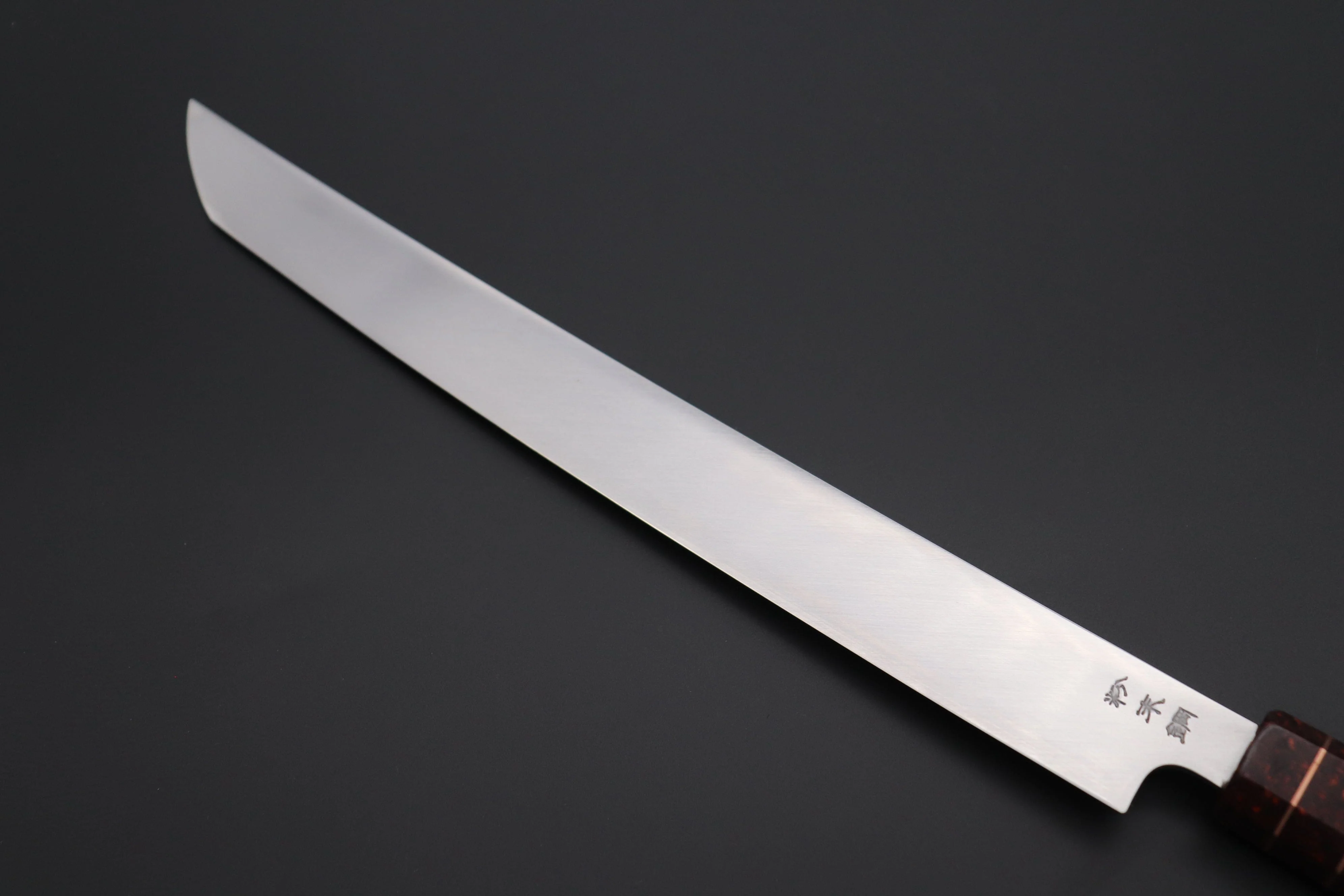 Custom Limited Edition, Sukenari SRS-13 Nickel Damascus Sakimaru Takohiki 300mm (11.8 inch, SCL-458) - Image 6