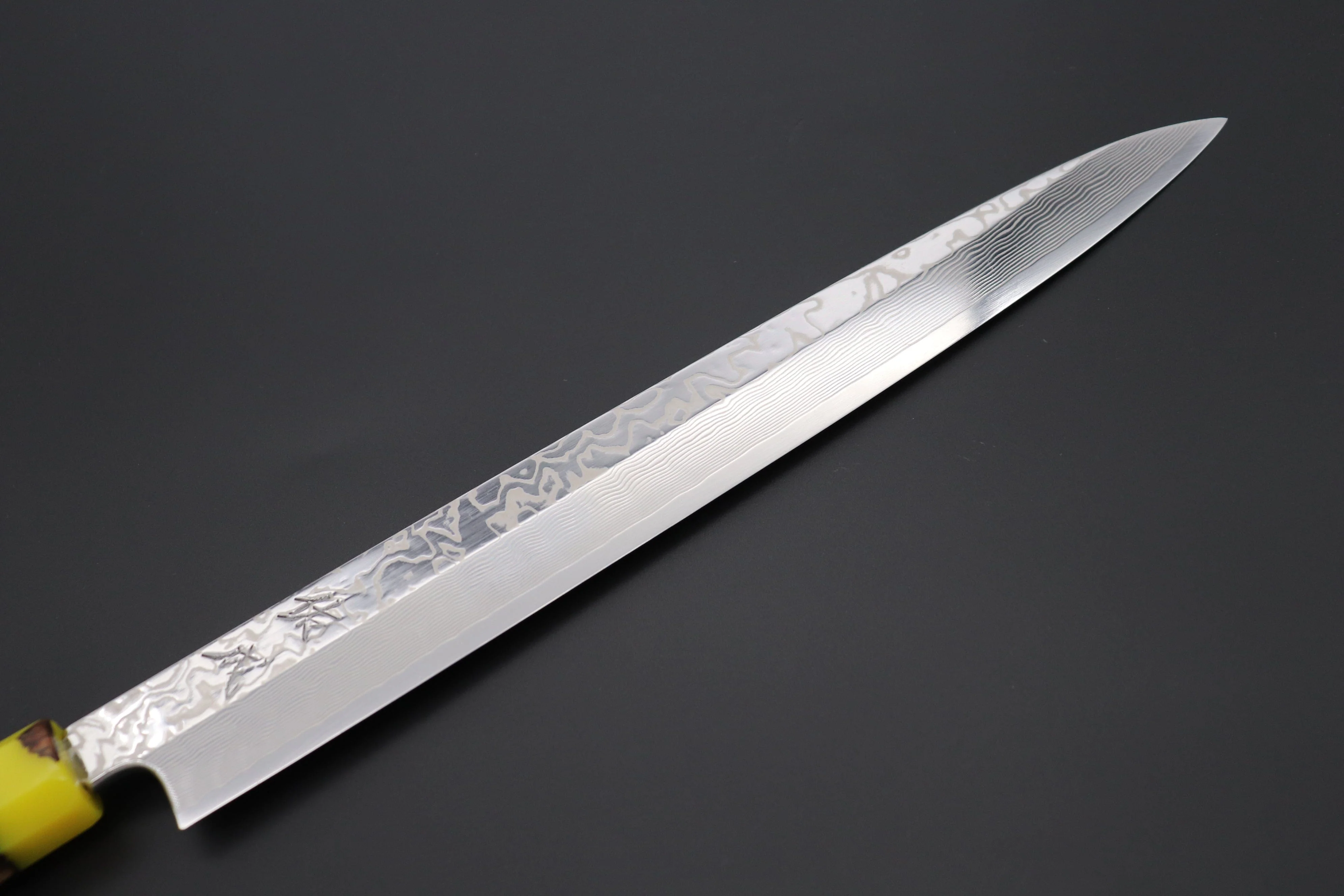Custom Limited Edition, Sukenari SRS-13 Nickel Damascus Yanagiba 300mm (11.8 inch, SCL-455) - Image 2