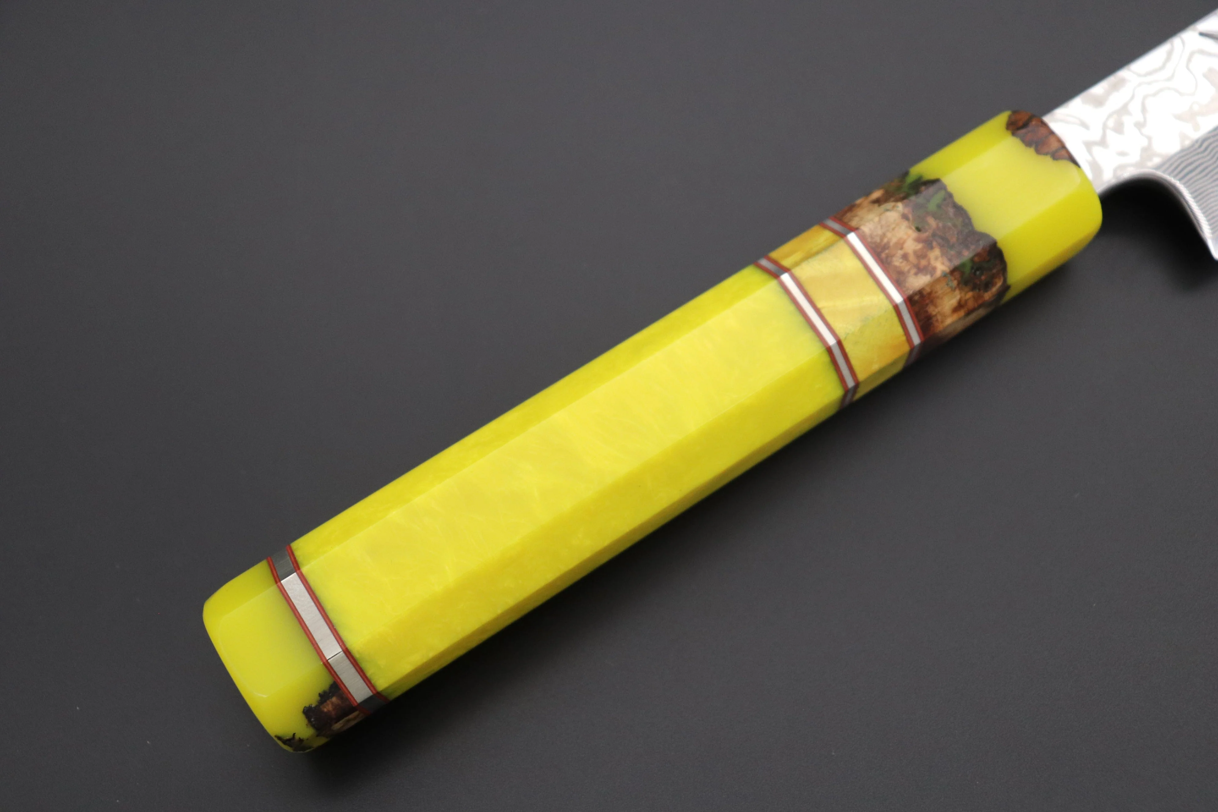 Custom Limited Edition, Sukenari SRS-13 Nickel Damascus Yanagiba 300mm (11.8 inch, SCL-455) - Image 3