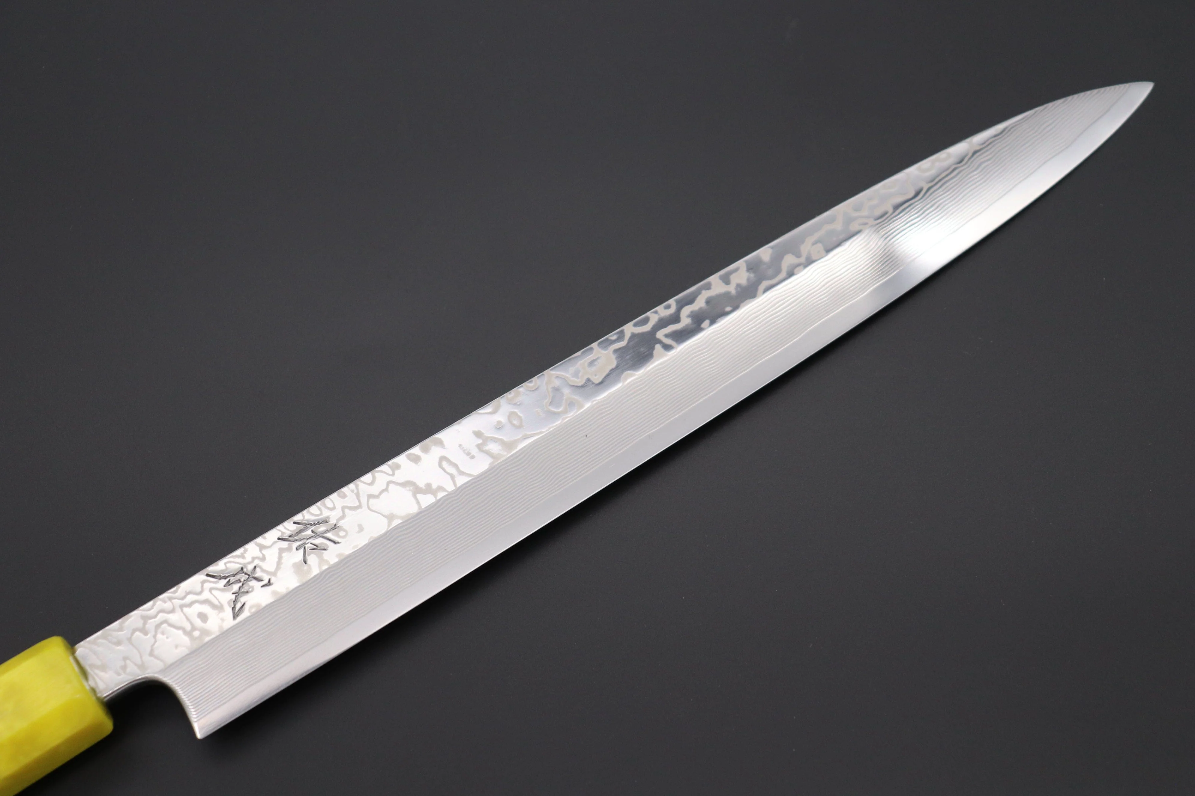 Custom Limited Edition, Sukenari SRS-13 Nickel Damascus Yanagiba 300mm (11.8 inch, SCL-456) - Image 2