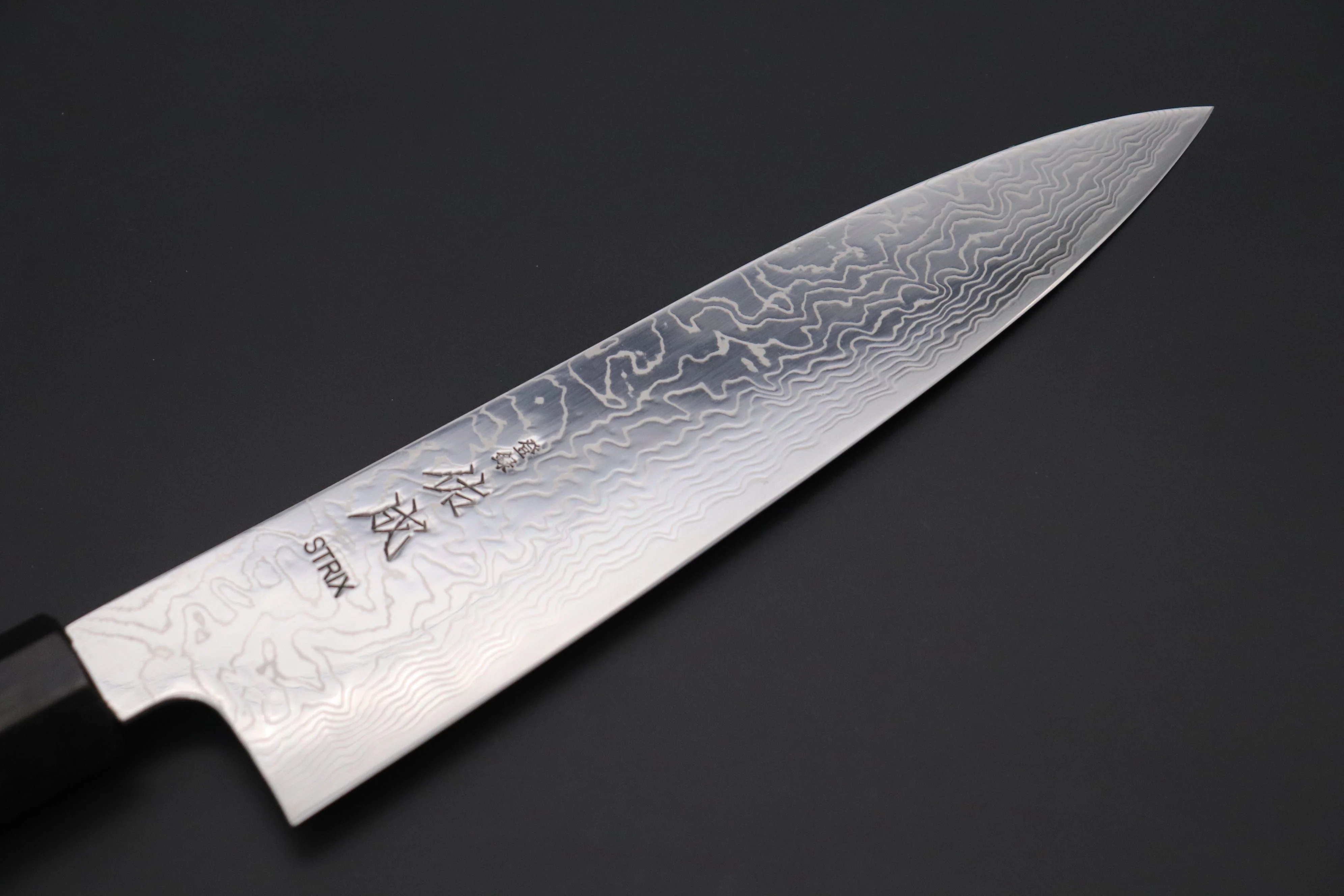 Custom Limited Edition, Sukenari STRIX Nickel Damascus Wa Gyuto 210mm (8.2 inch, SCL-530) - Image 2