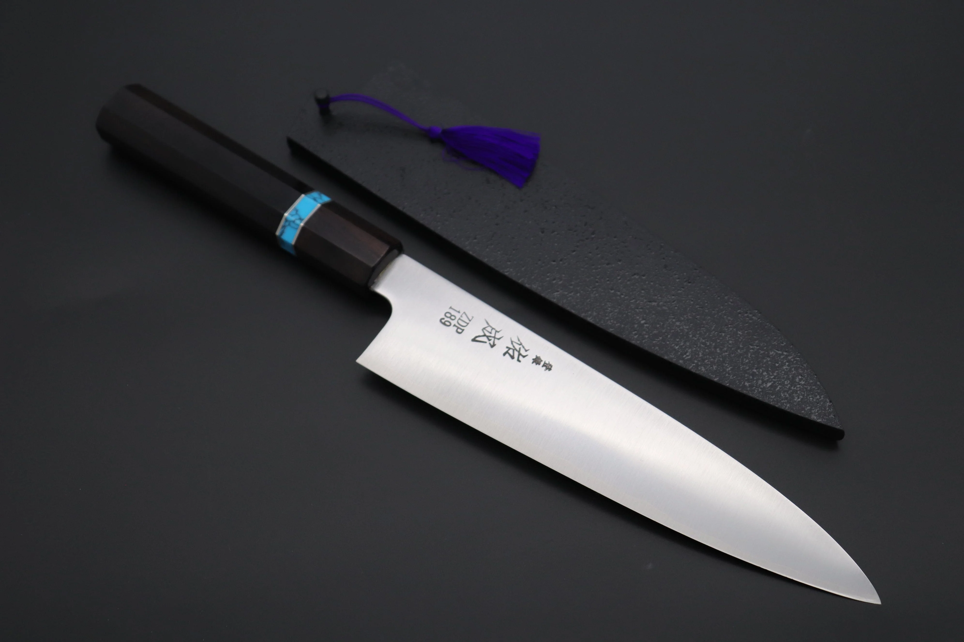 Custom Limited Edition, Sukenari ZDP-189 Clad Wa Gyuto 210mm (8.2 inch, SCL-545)