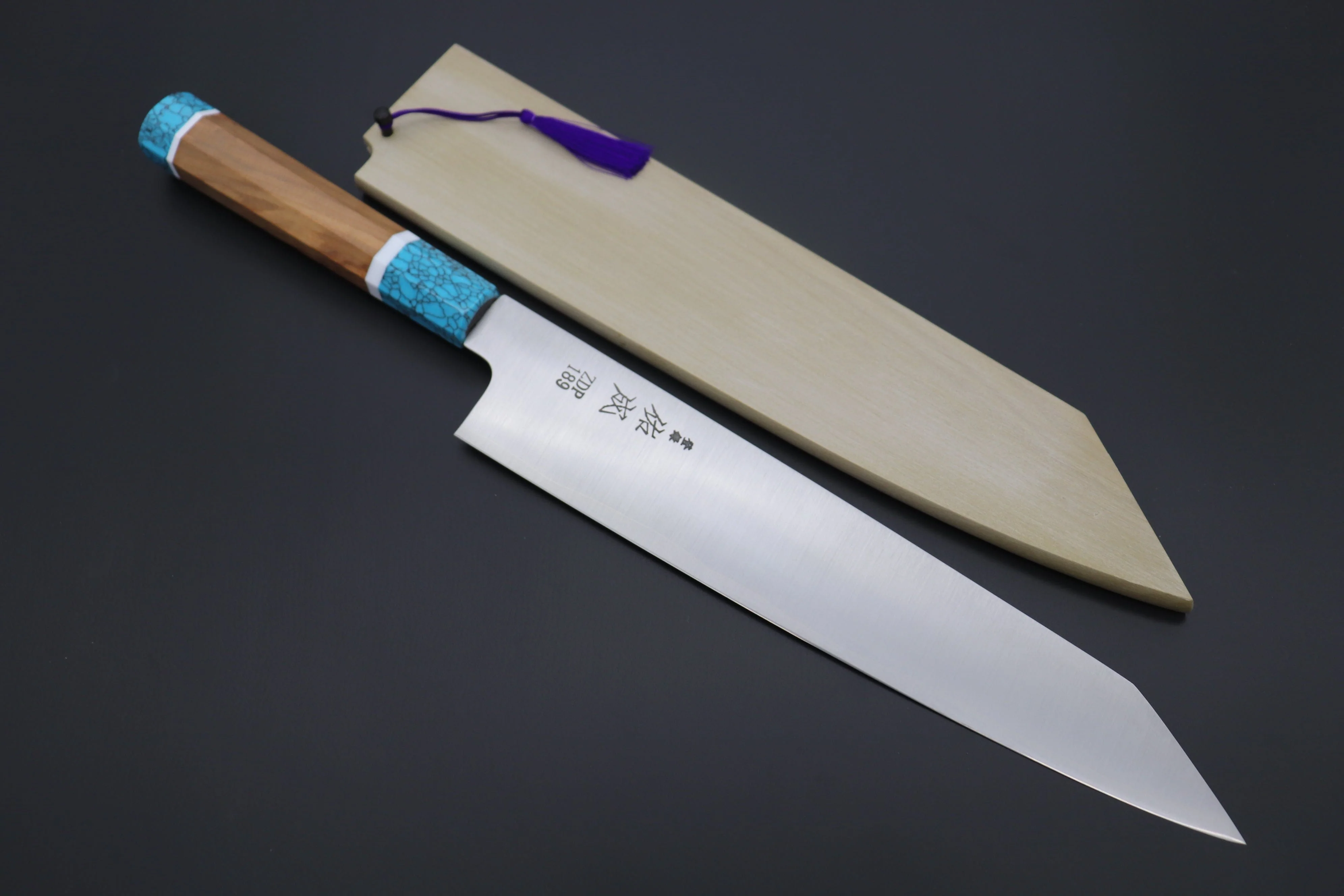 Custom Limited Edition, Sukenari ZDP-189 Clad Kiritsuke Slicer 270mm (10.6 inch, SCL-341)